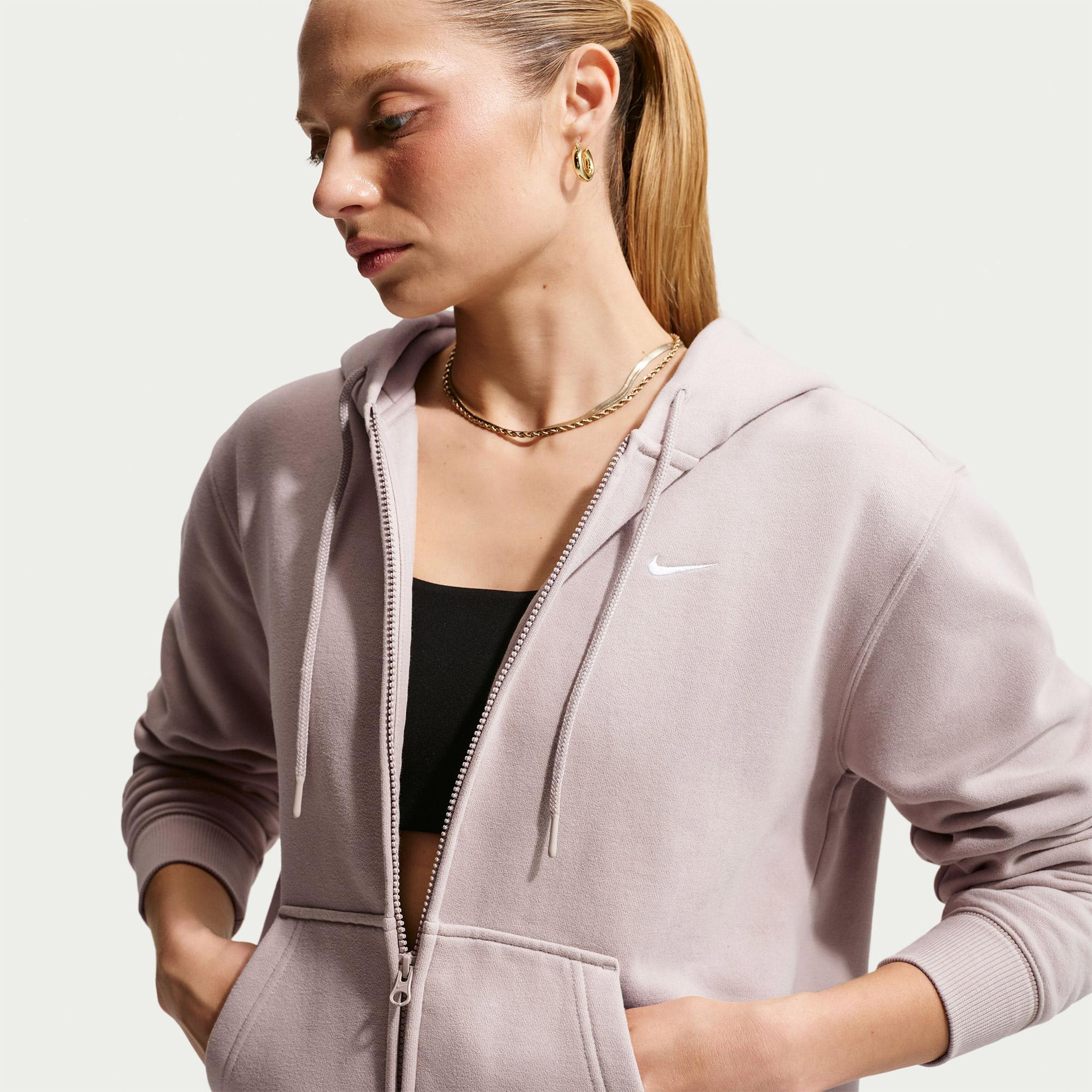 Nike Studio Fleece Kadın Pembe Eşofman Üstü