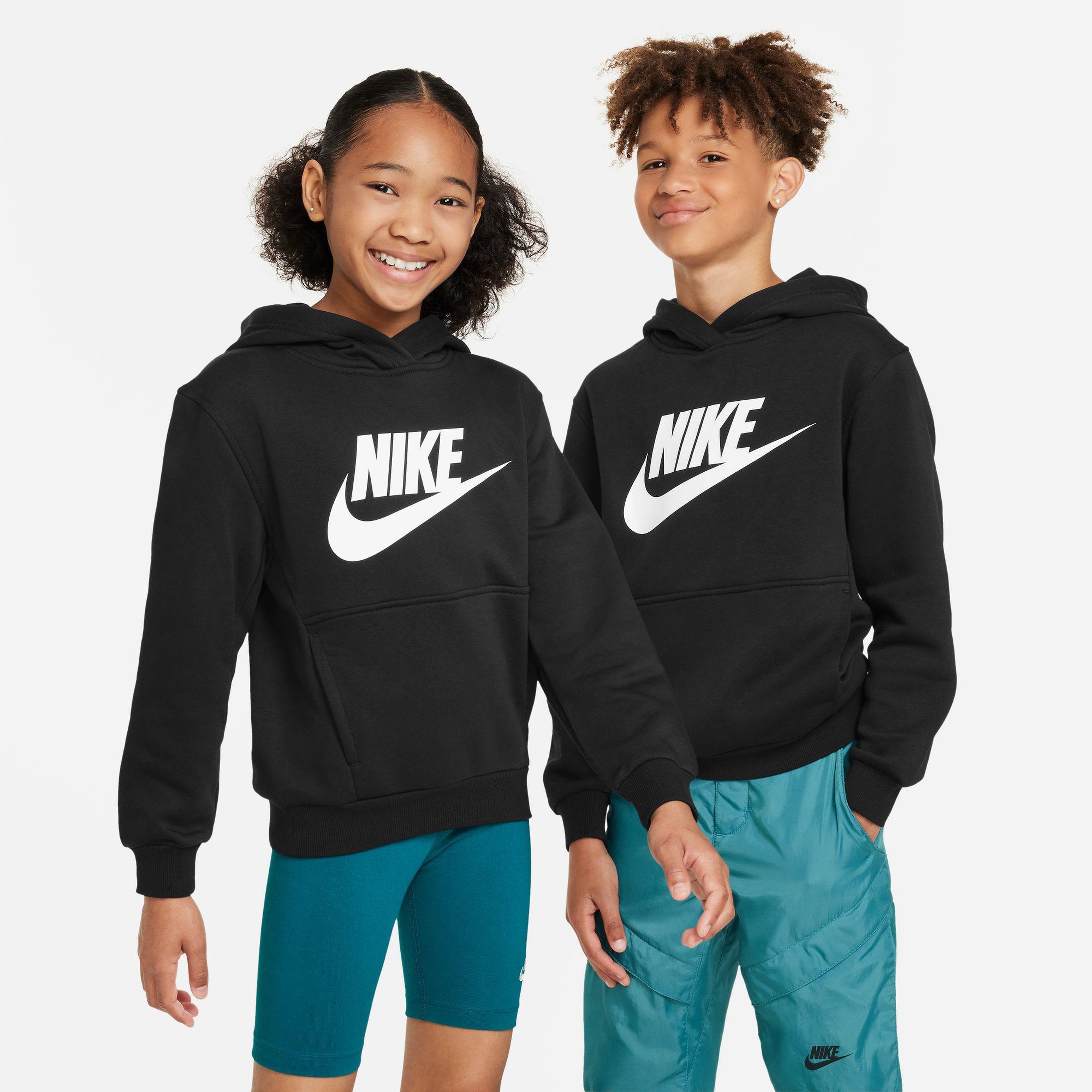 Nike Sportswear Club Fleece Genç Çocuk Siyah Hoodie