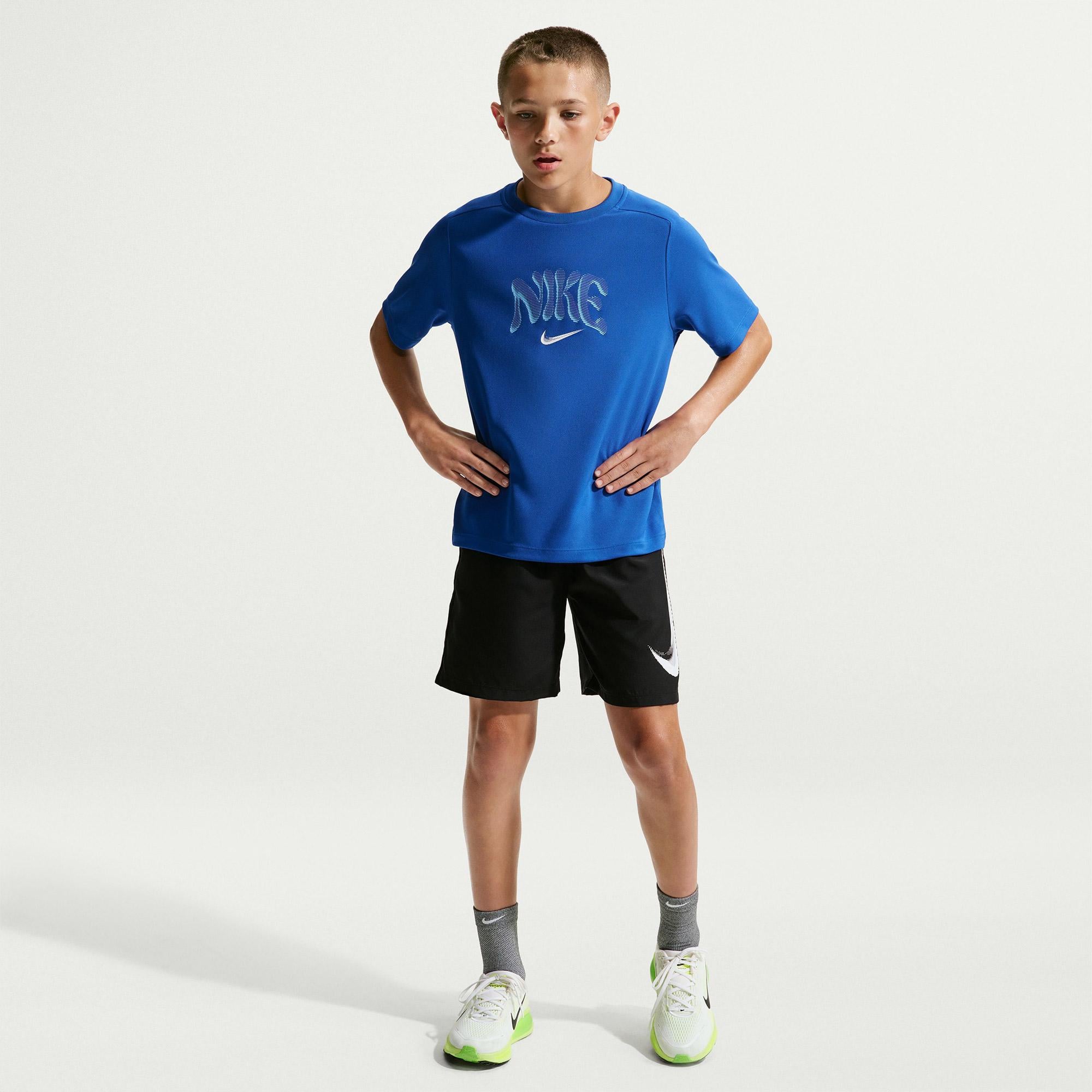 Nike Multi Refresh Genç Çocuk Mavi T-Shirt