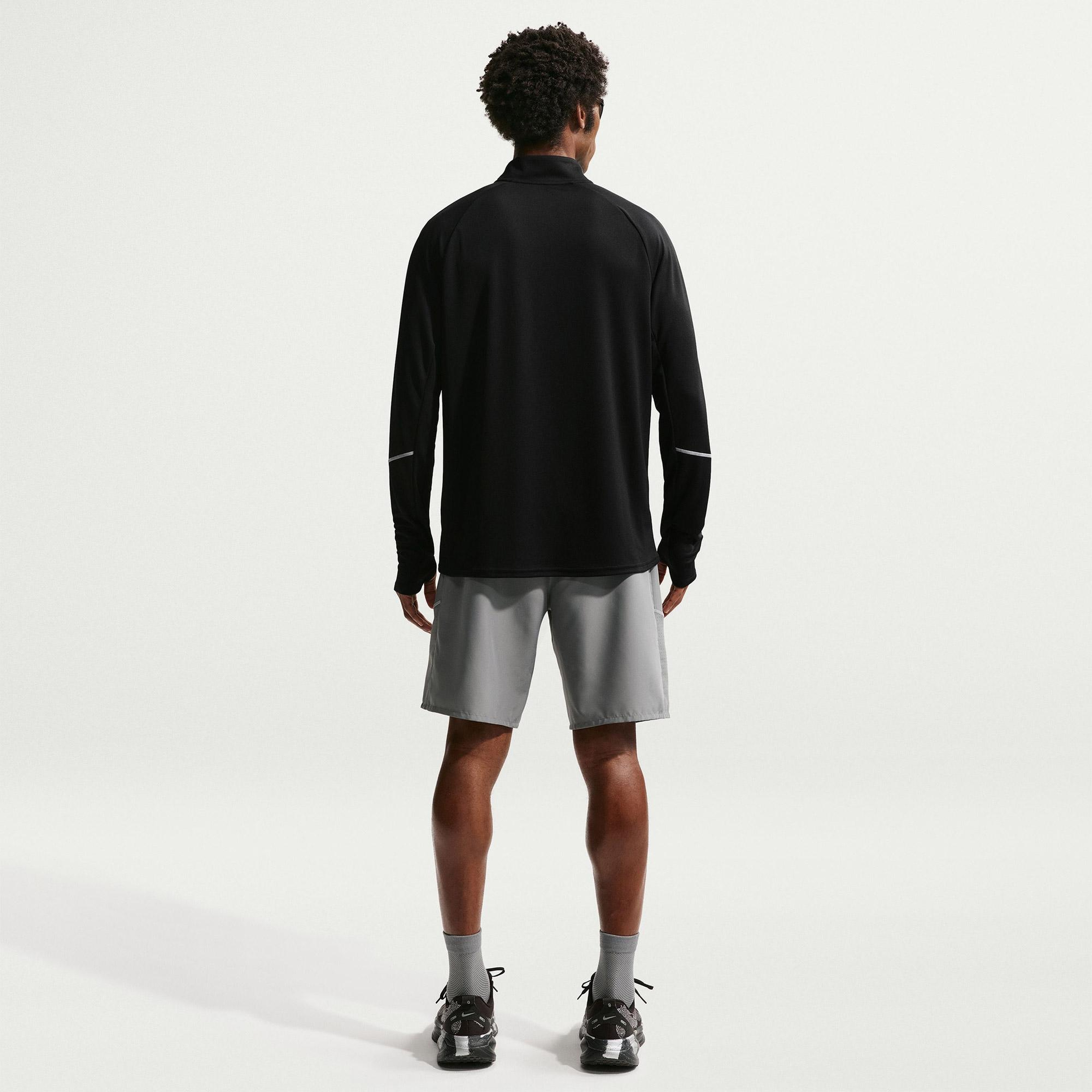 Nike Dri-Fit UV Miler Erkek Siyah Uzun Kollu T-Shirt