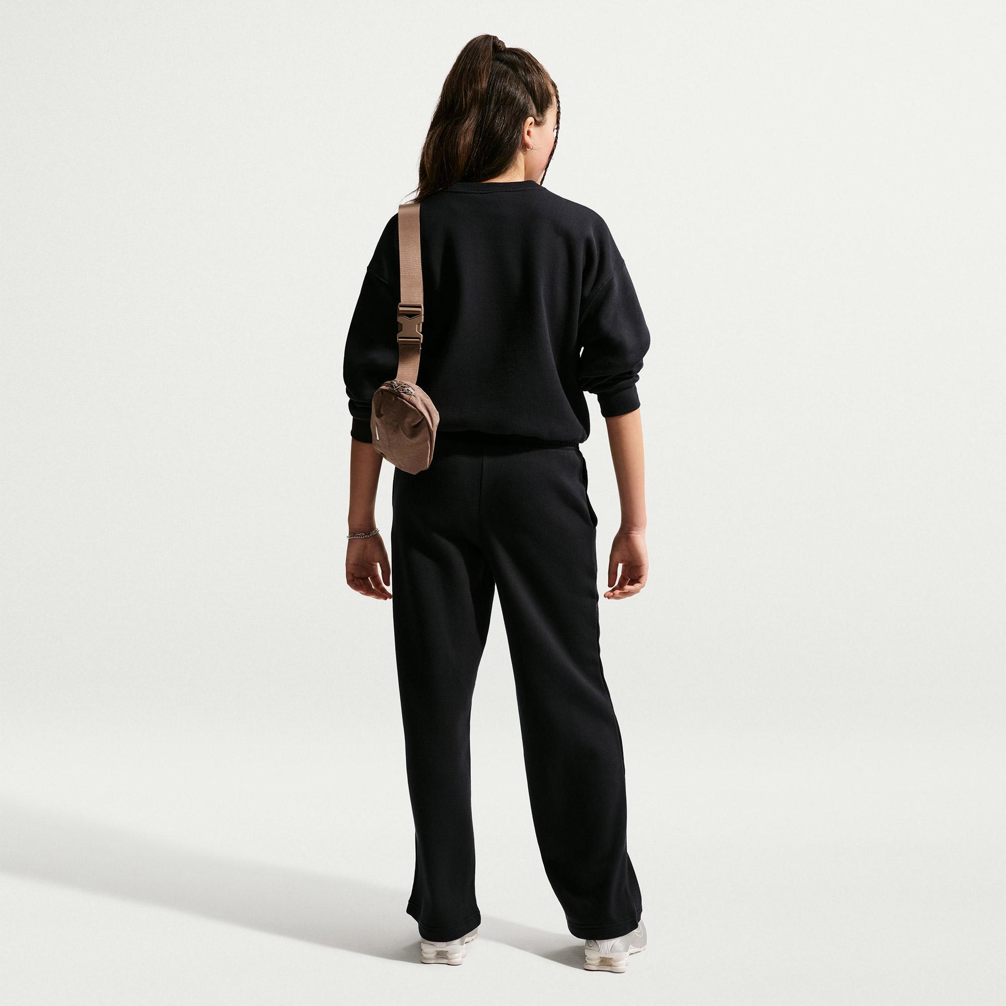 Nike Sportswear Studio Fleece Genç Çocuk Siyah Eşofman Altı