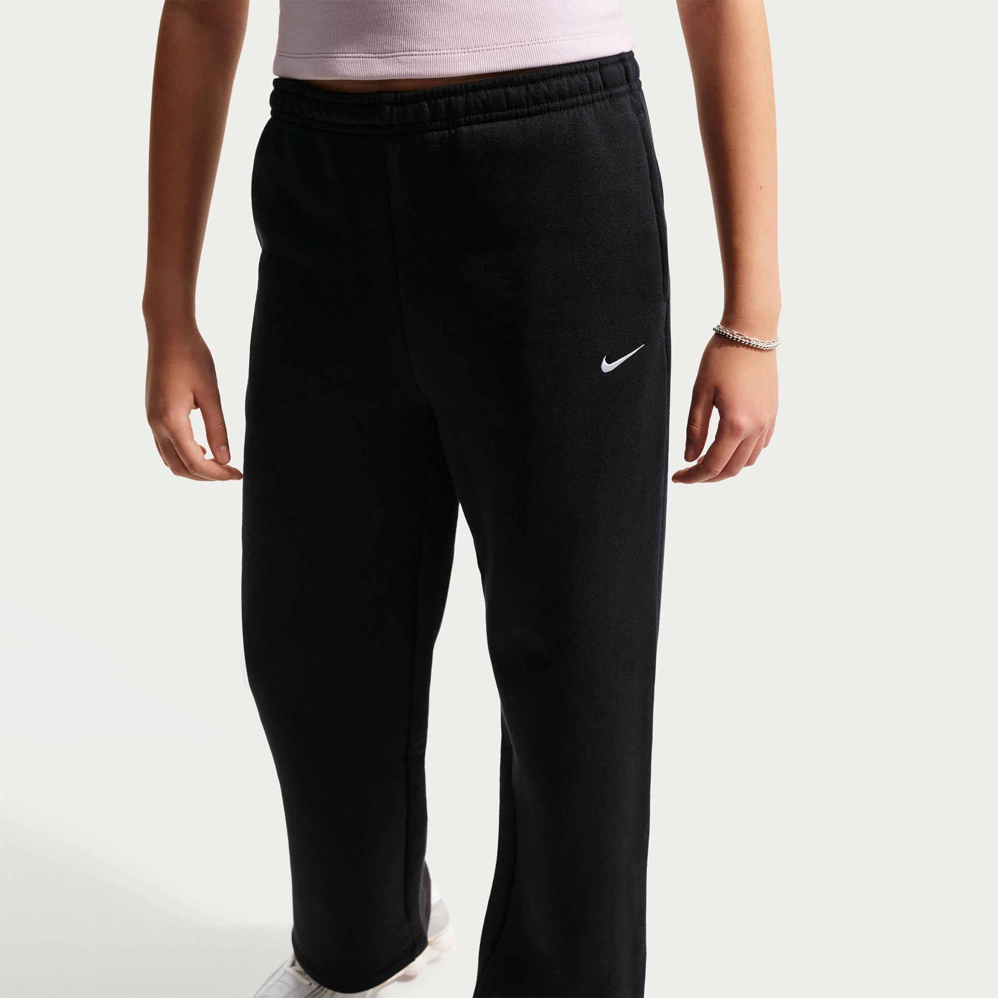 Nike Sportswear Studio Fleece Genç Çocuk Siyah Eşofman Altı