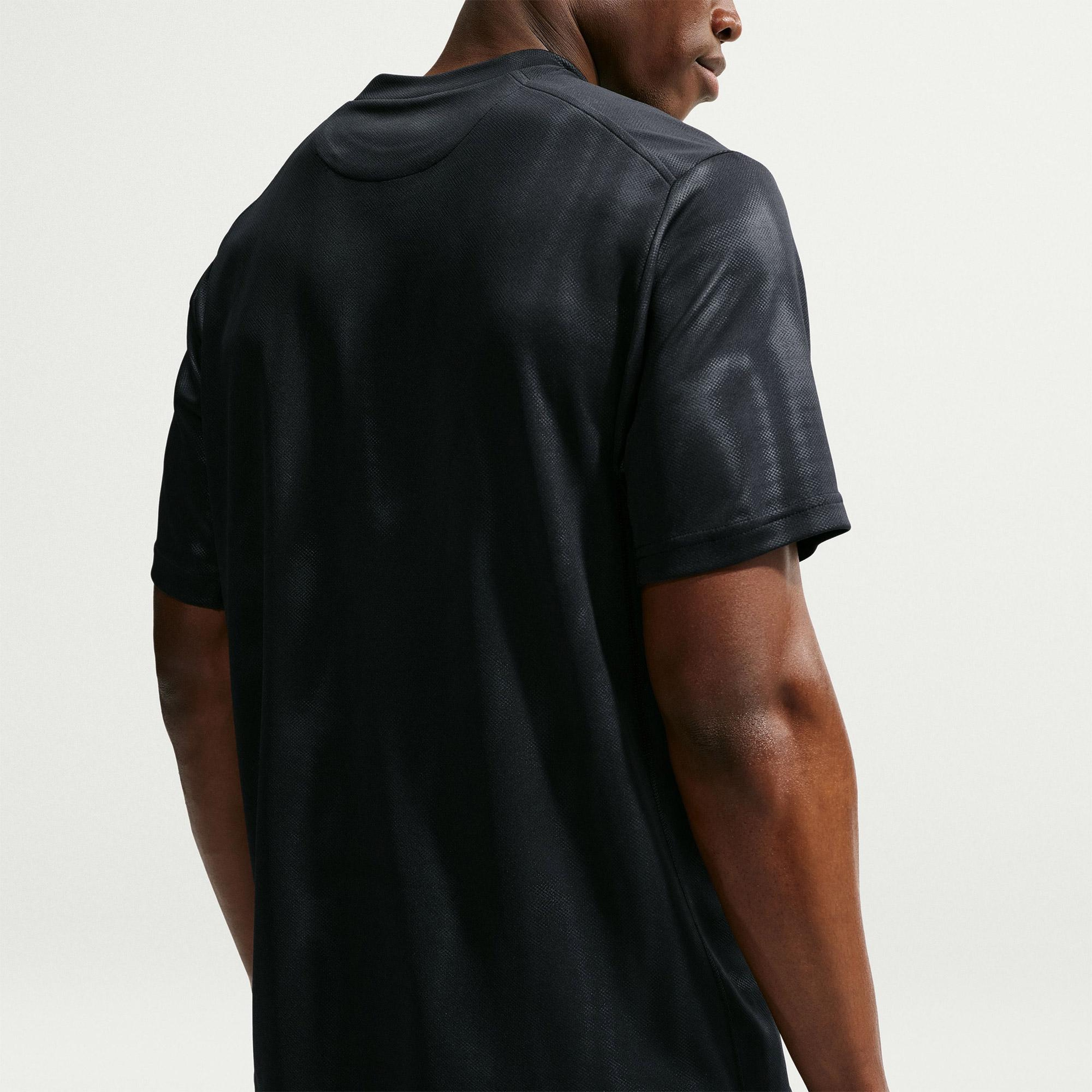 Nike Dri-Fit N.A.C. Primary Erkek Siyah T-Shirt