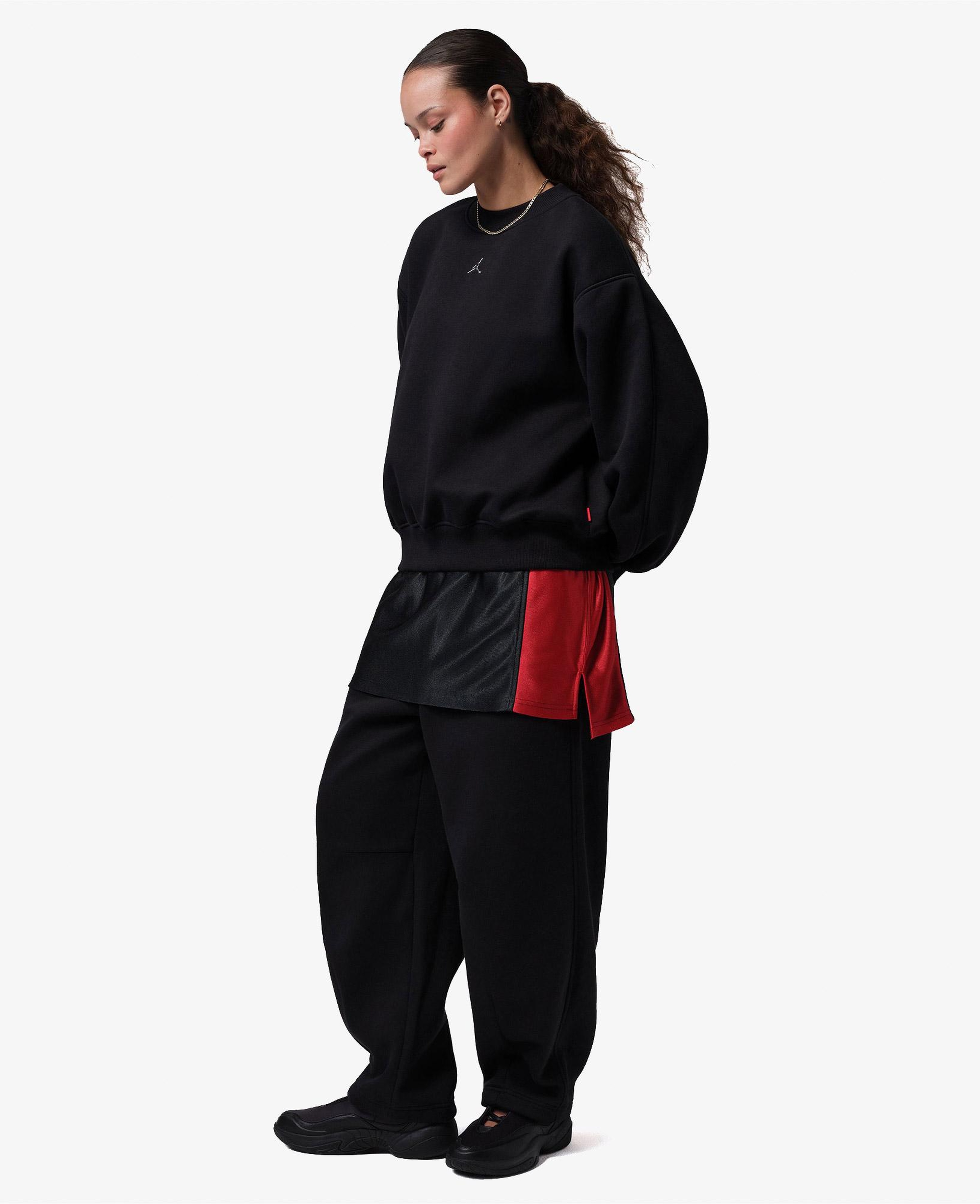 Jordan Brooklyn Fleece Crew Kadın Siyah Sweatshirt