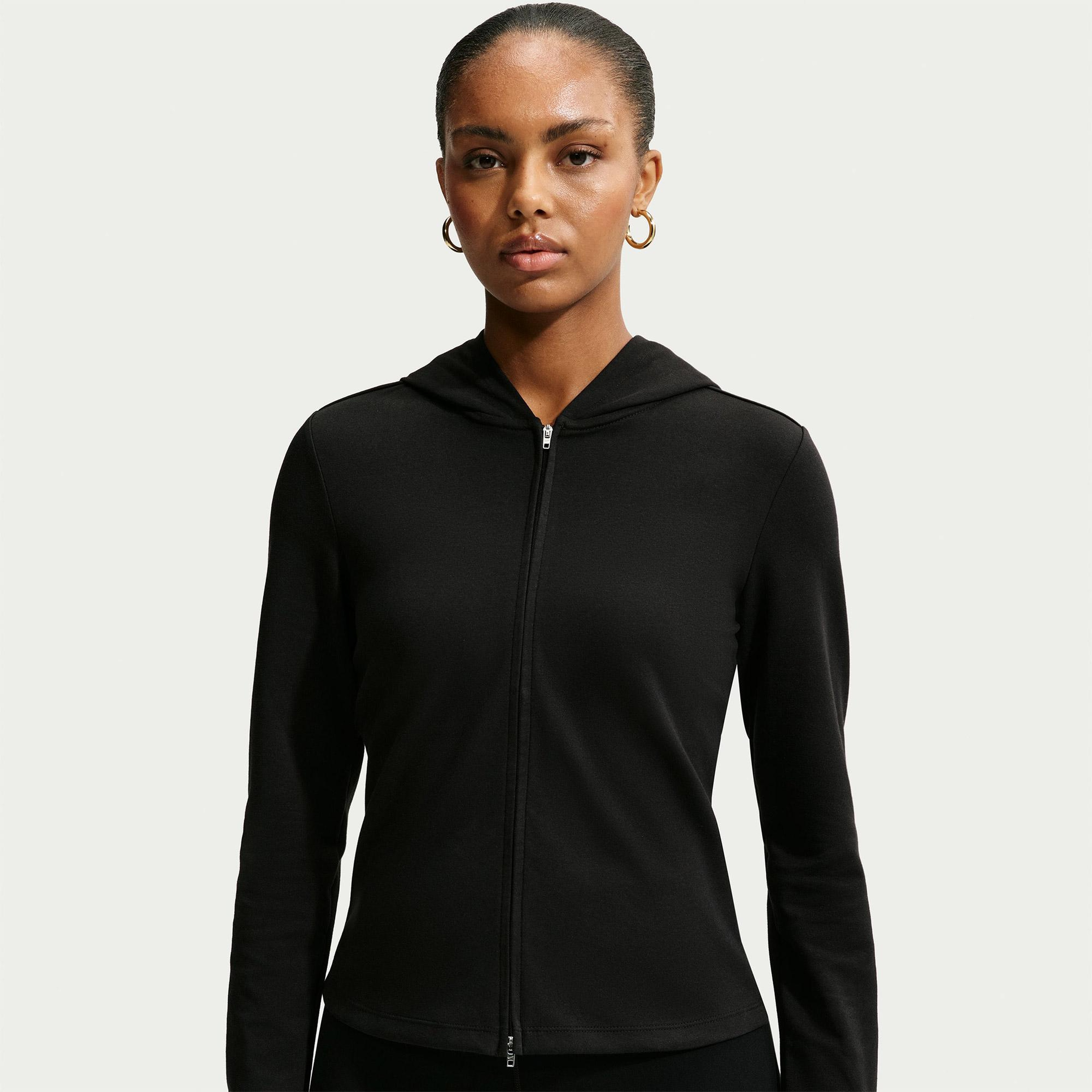 Nike Sportswear Chill Knit Kadın Siyah Eşofman Üstü