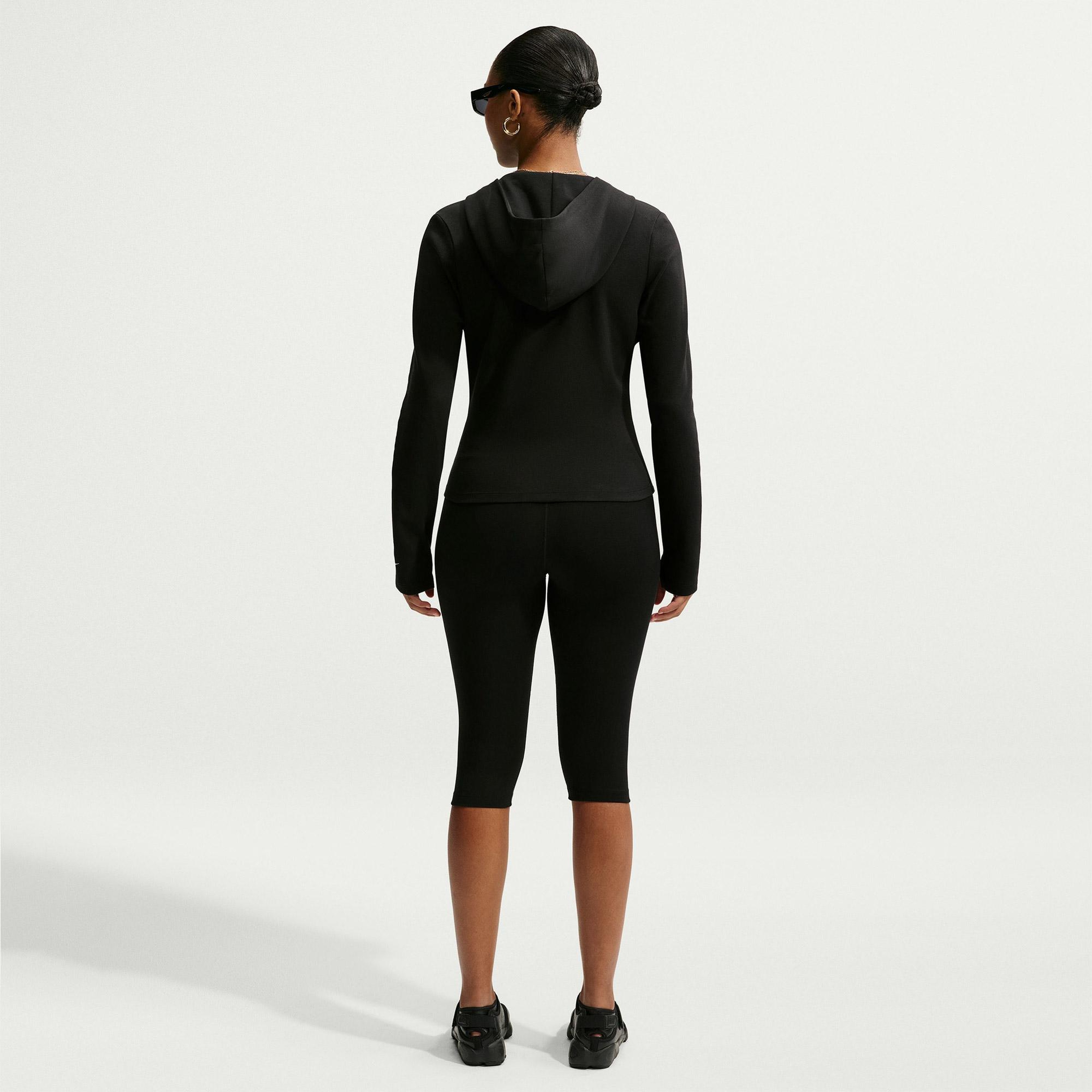 Nike Sportswear Chill Knit Kadın Siyah Eşofman Üstü