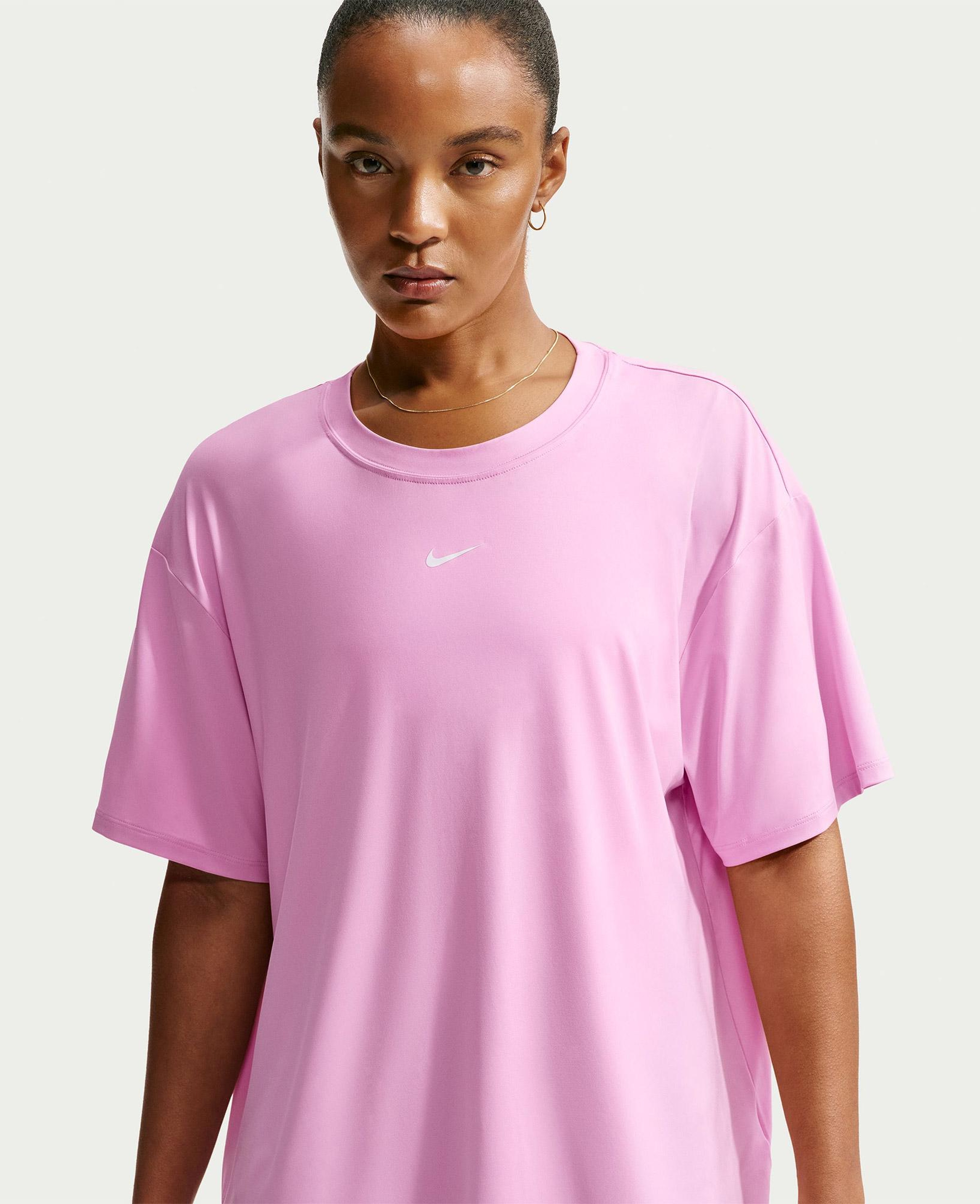 Nike One Dri-Fit Kadın Pembe T-Shirt