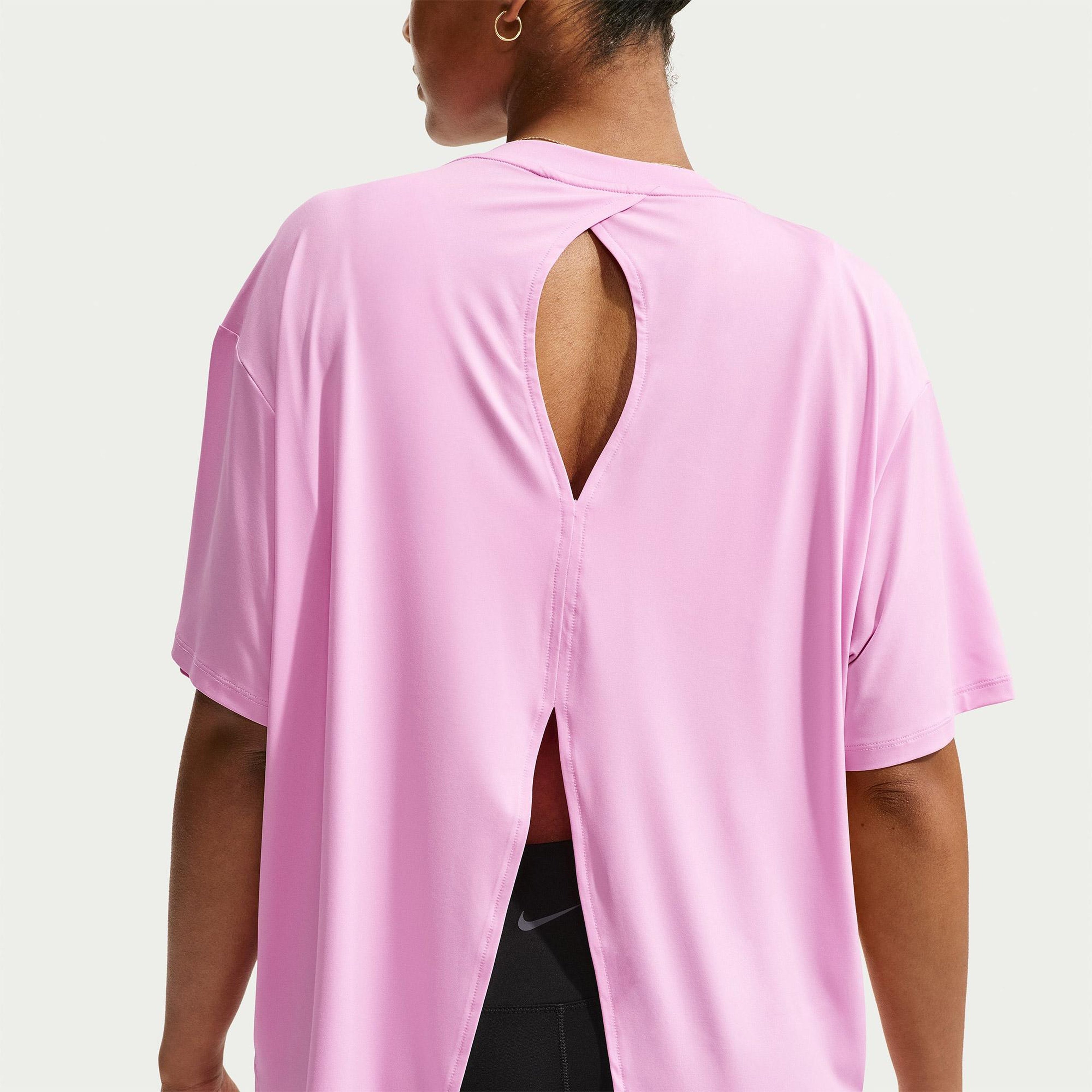 Nike One Dri-Fit Kadın Pembe T-Shirt