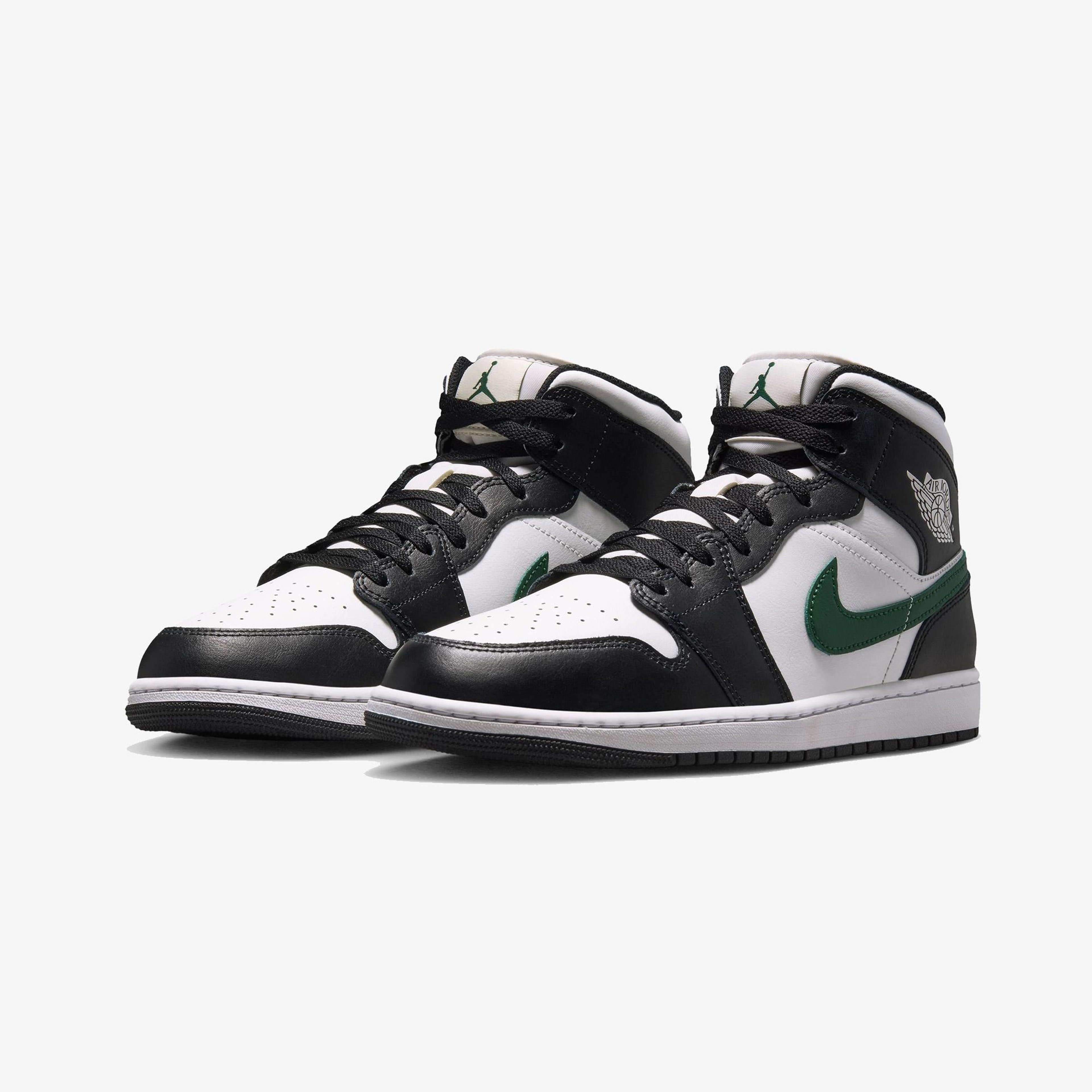 Jordan Air 1 Mid Erkek Siyah Spor Ayakkabı
