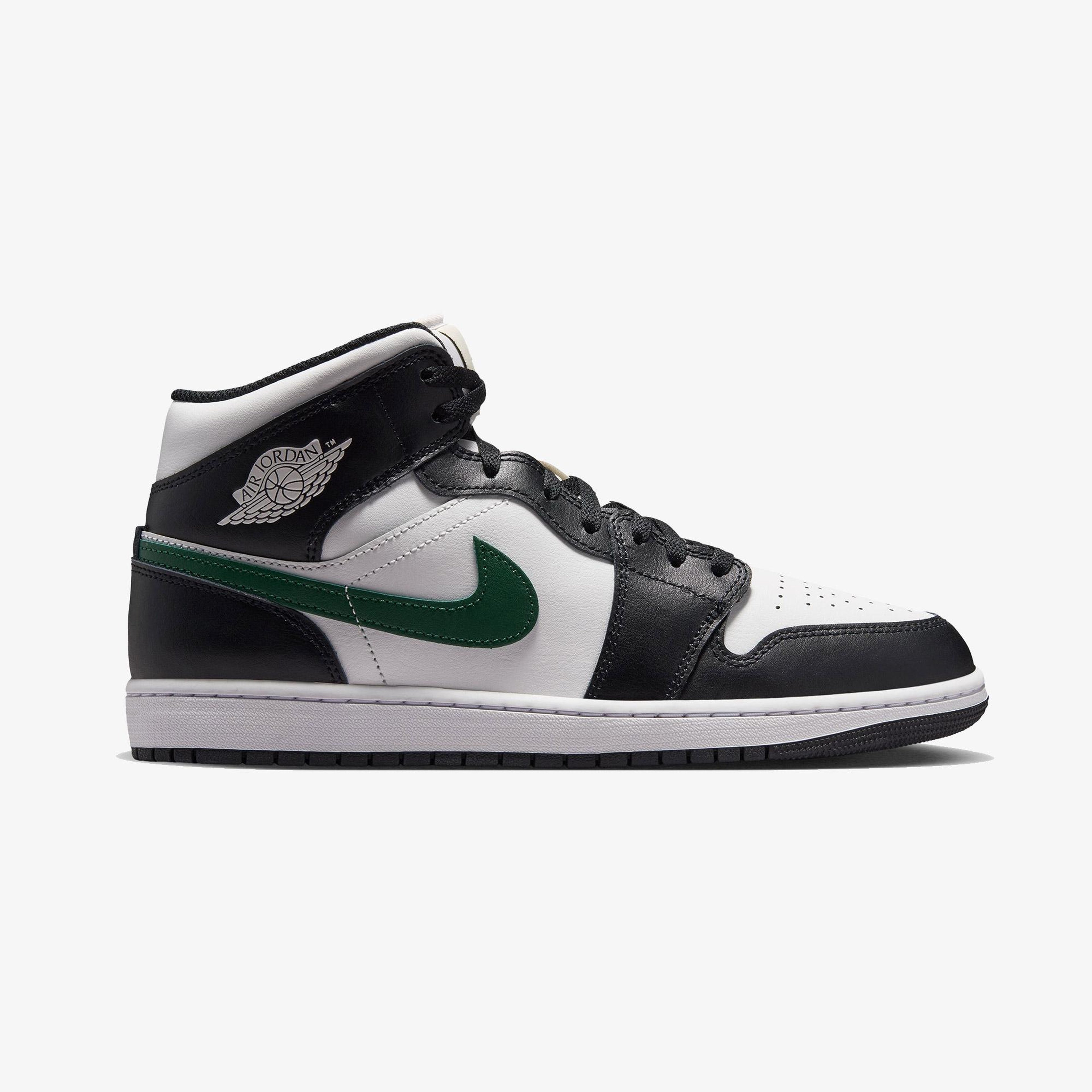 Jordan Air 1 Mid Erkek Siyah Spor Ayakkabı