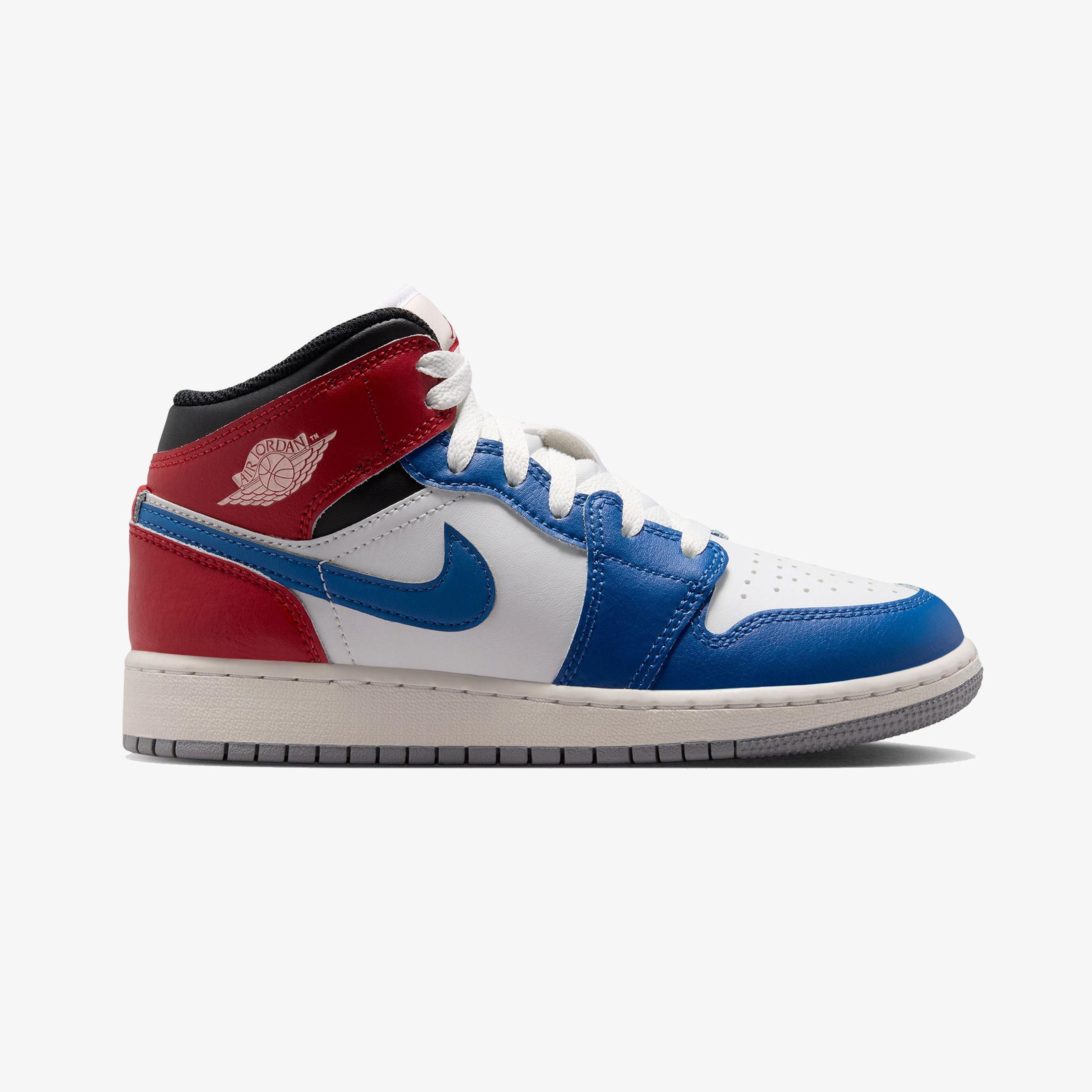 Jordan Air 1 Mid Mavi Spor Ayakkabı