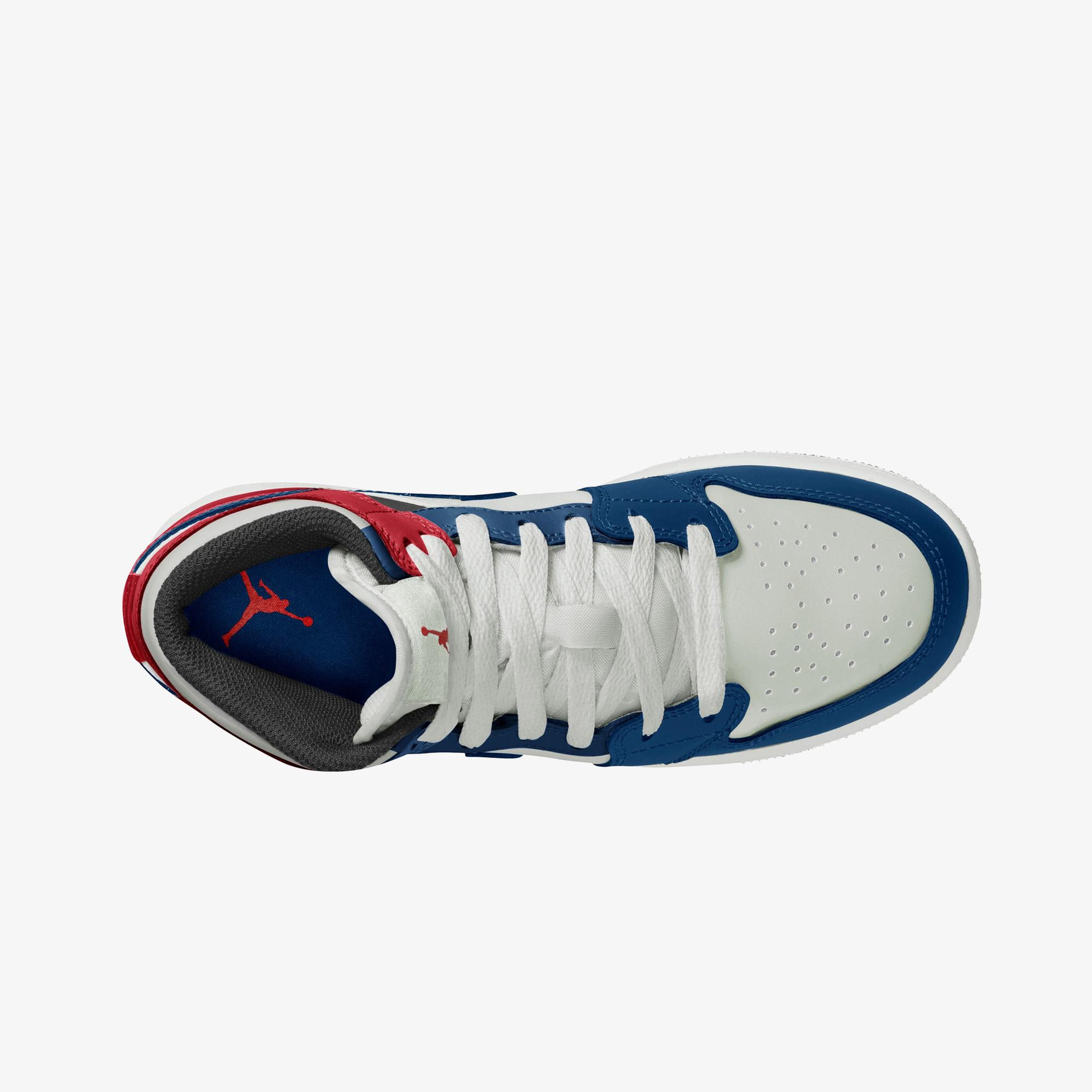Jordan Air 1 Mid Mavi Spor Ayakkabı