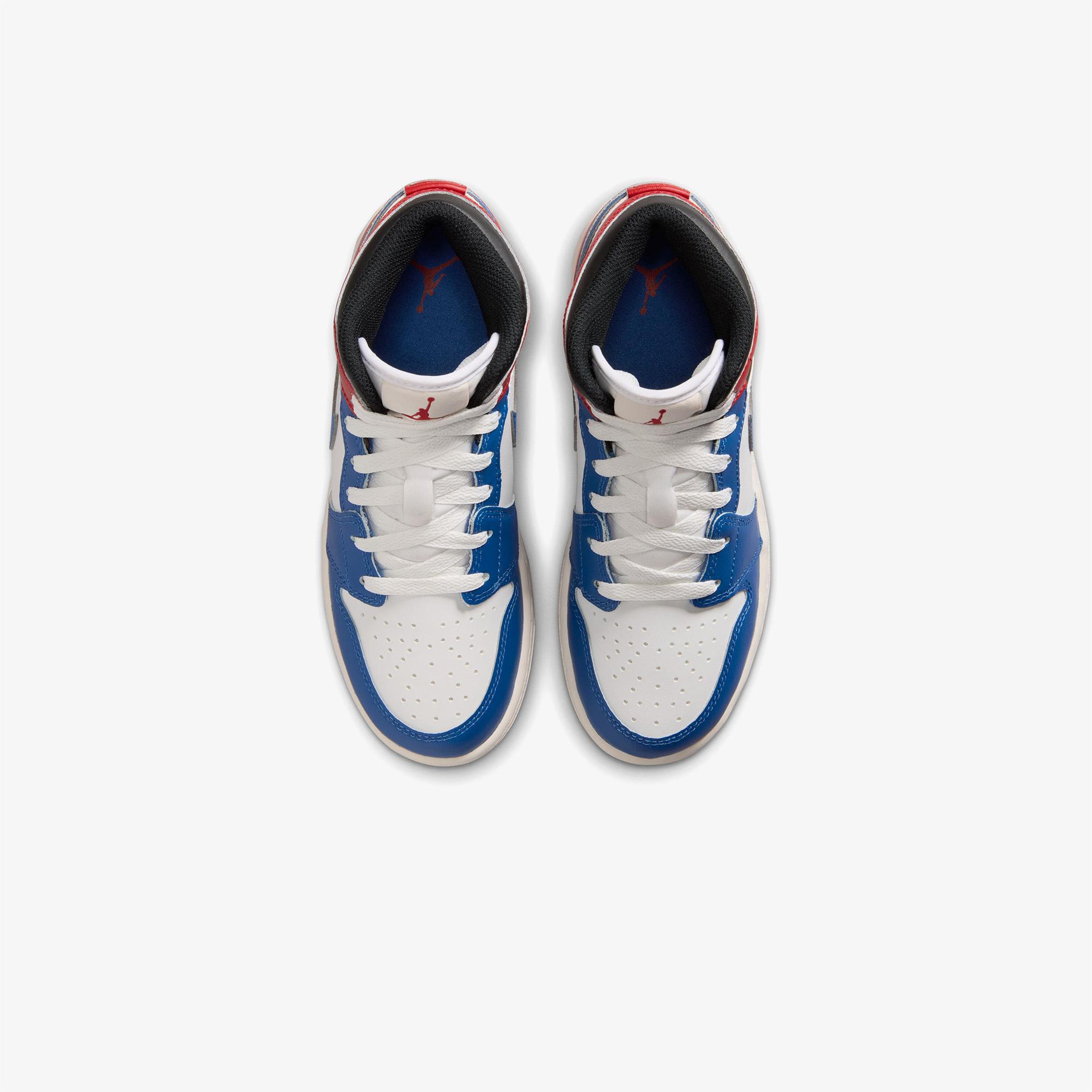 Jordan Air 1 Mid Mavi Spor Ayakkabı