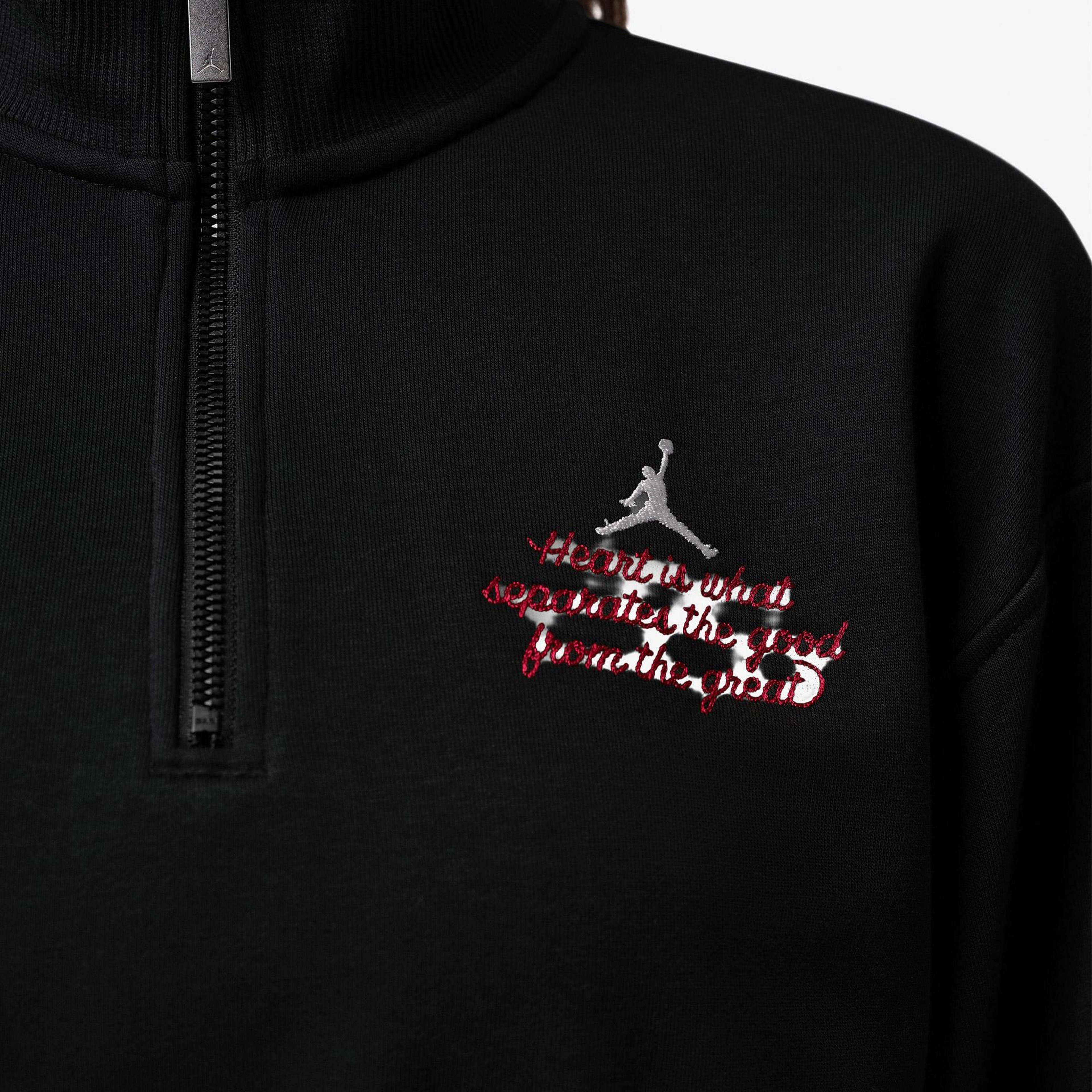 Jordan Brooklyn Fleece Kadın Siyah Sweatshirt