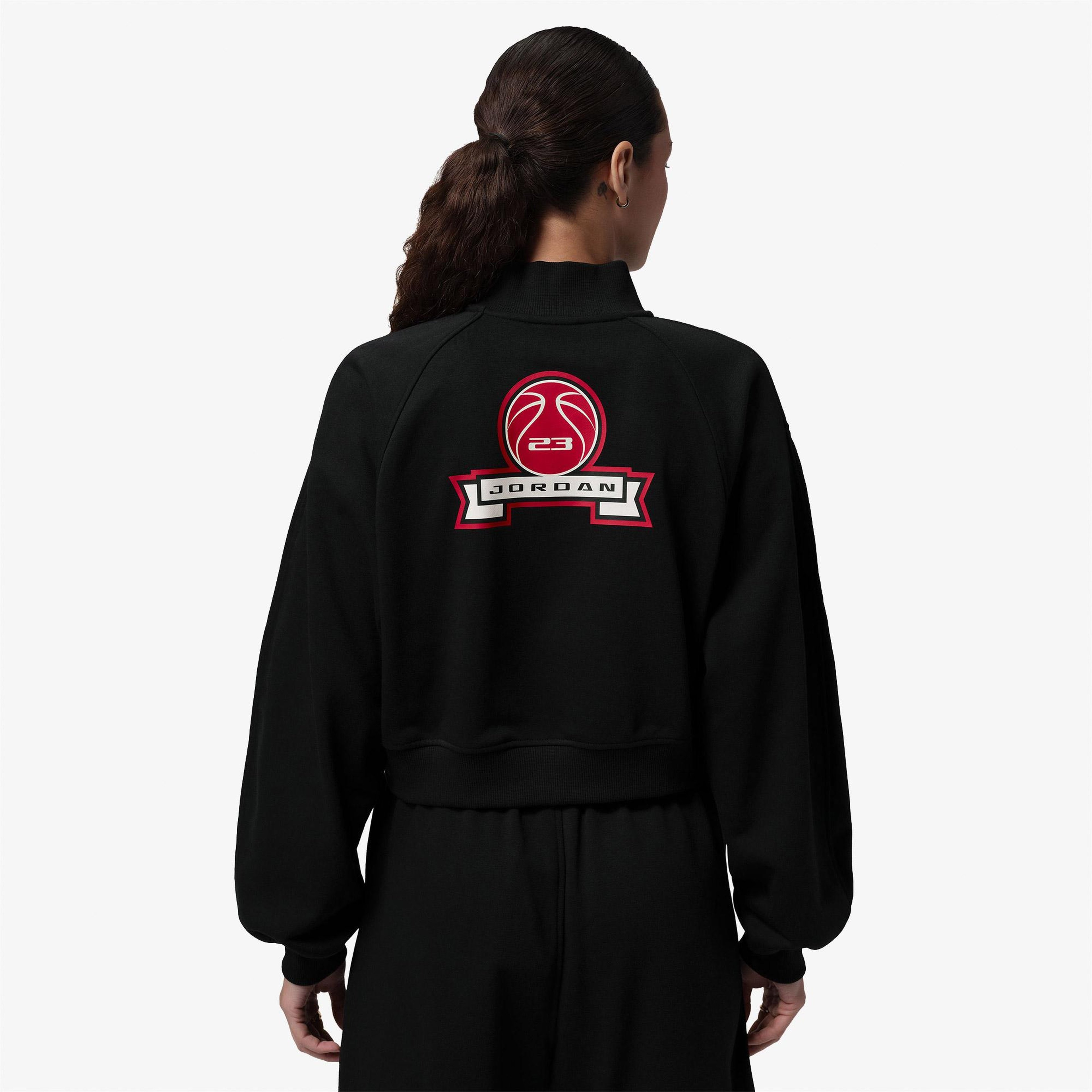 Jordan Brooklyn Fleece Kadın Siyah Sweatshirt