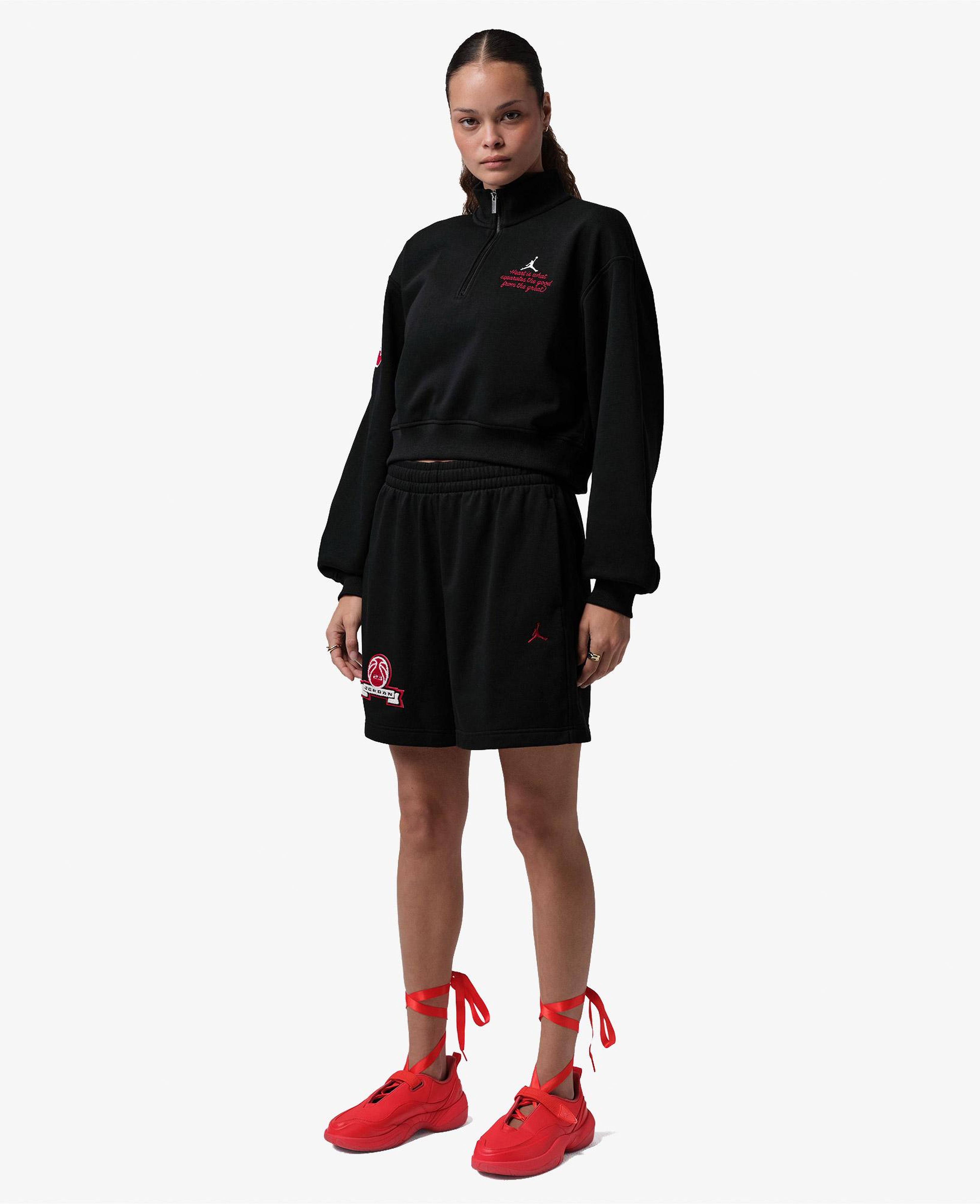 Jordan Brooklyn Fleece Kadın Siyah Sweatshirt