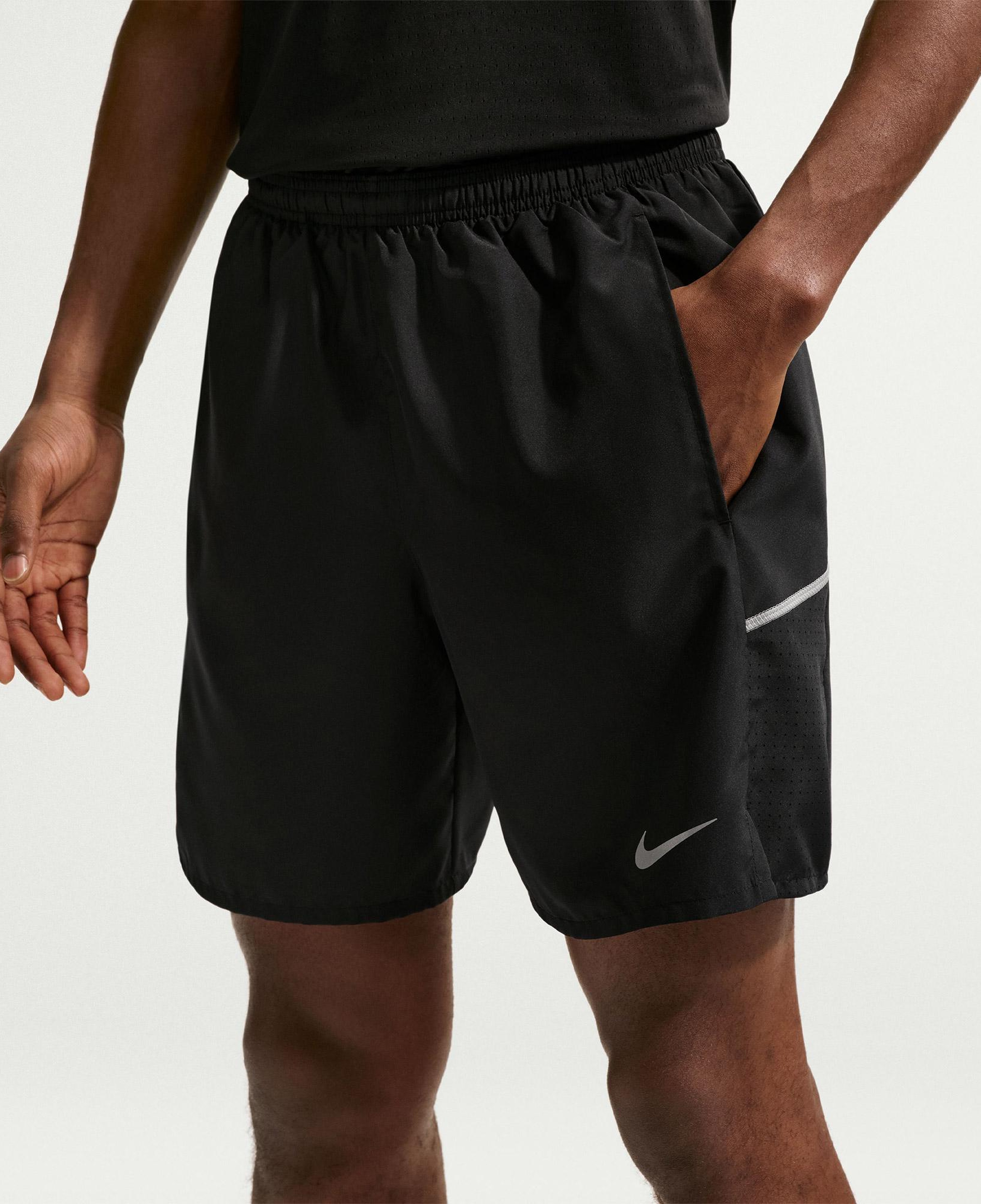 Nike Dri-Fit Miler 18 cm Erkek Siyah Şort