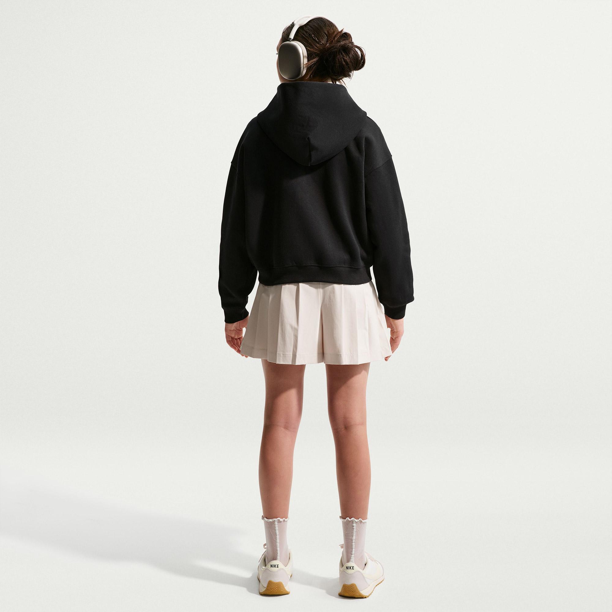 Nike Sportswear Studio Fleece Genç Çocuk Siyah Eşofman Üstü