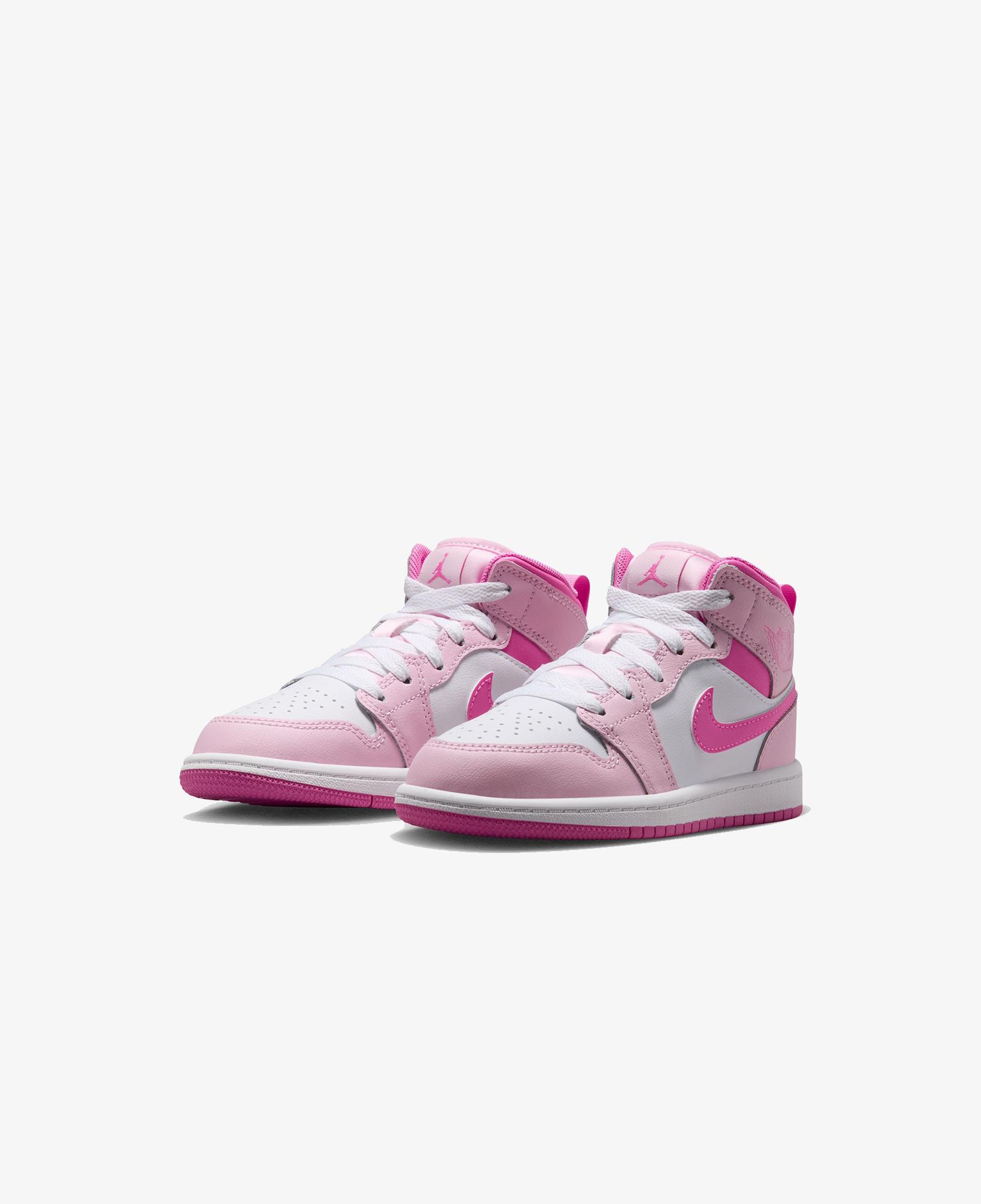 Jordan 1 Mid Çocuk Pembe Spor Ayakkabı