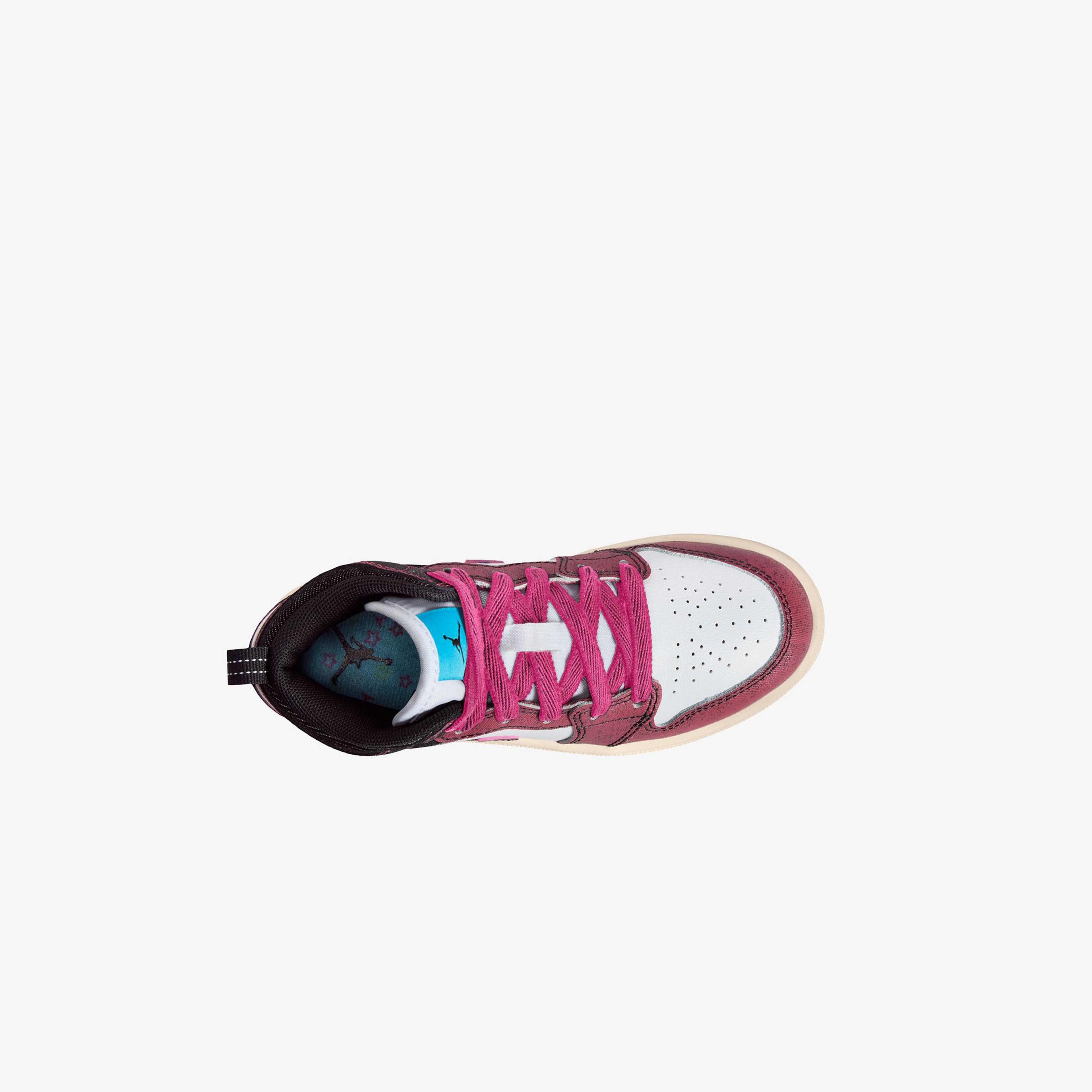 Jordan 1 Mid SE Çocuk Pembe Spor Ayakkabı