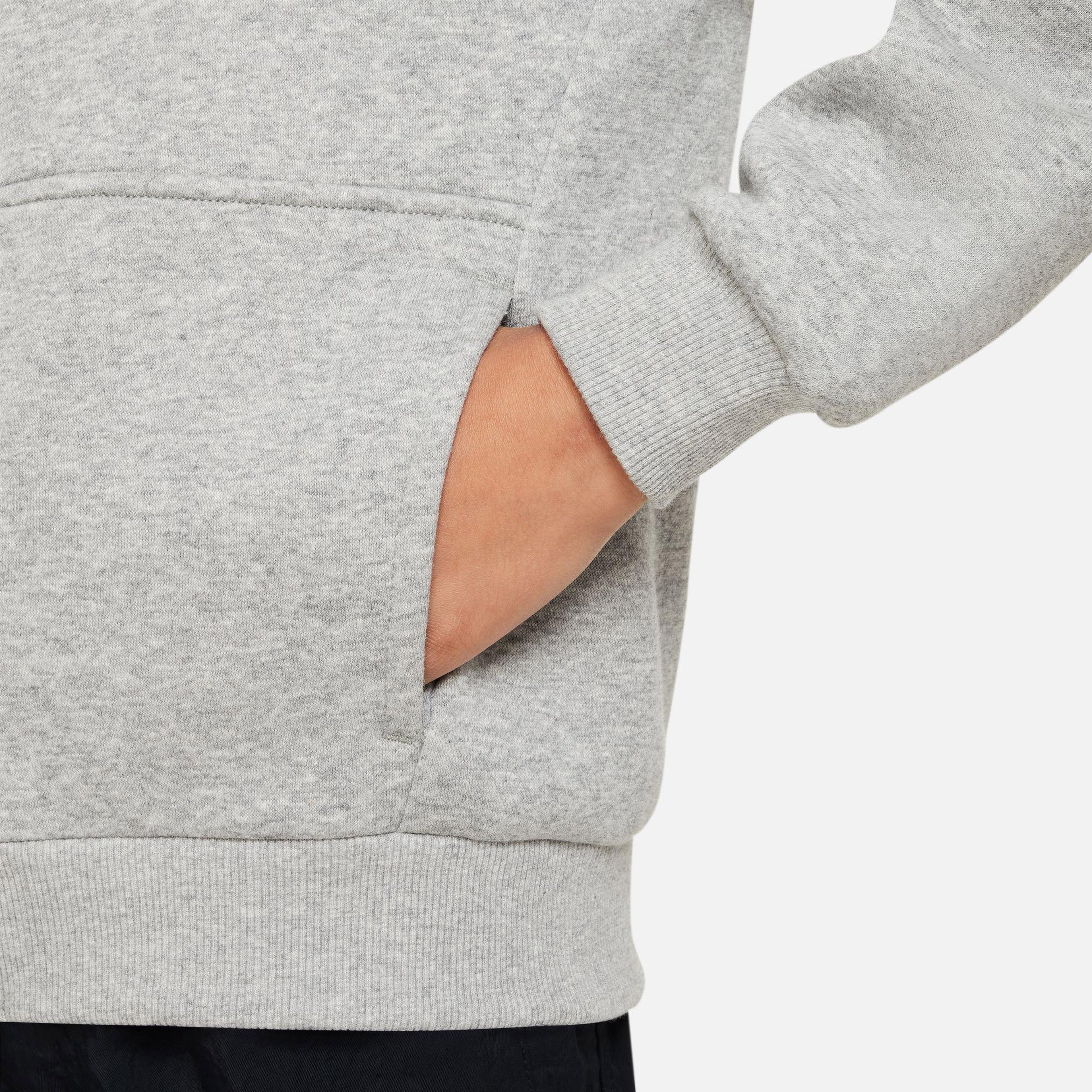 Nike Sportswear Club Fleece Genç Çocuk Gri Hoodie