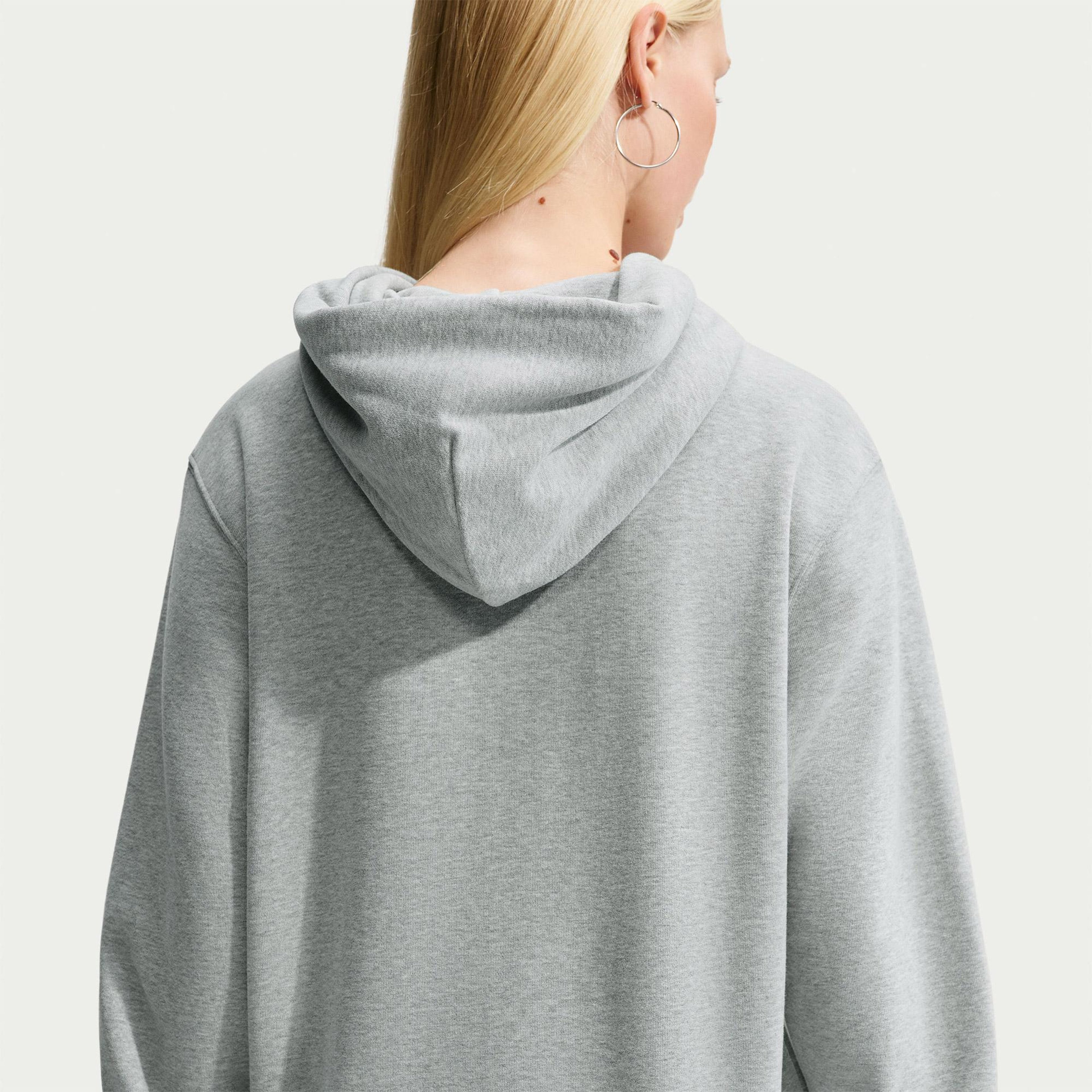 Nike Studio Fleece Kadın Gri Eşofman Üstü