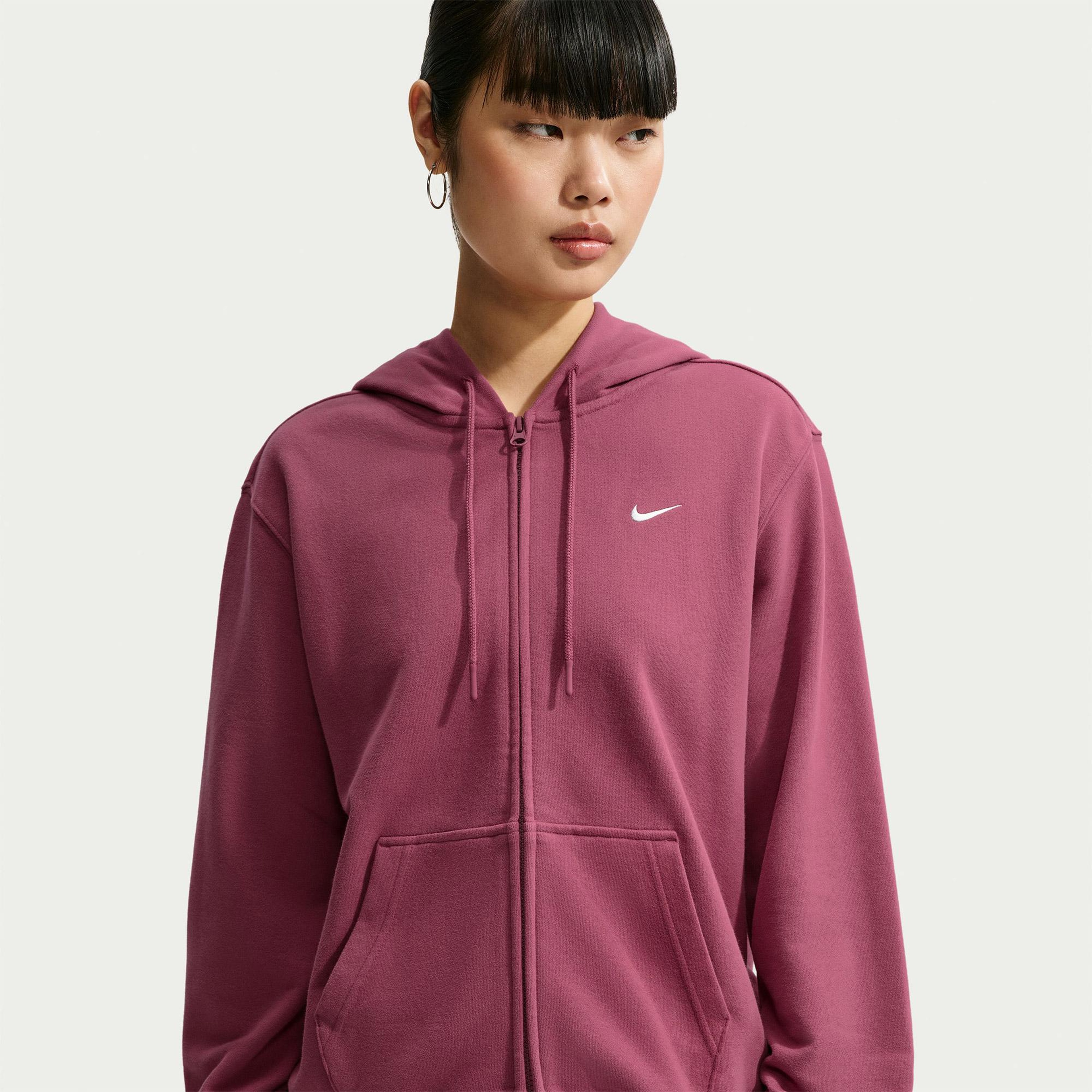 Nike Studio Fleece Kadın Pembe Eşofman Üstü
