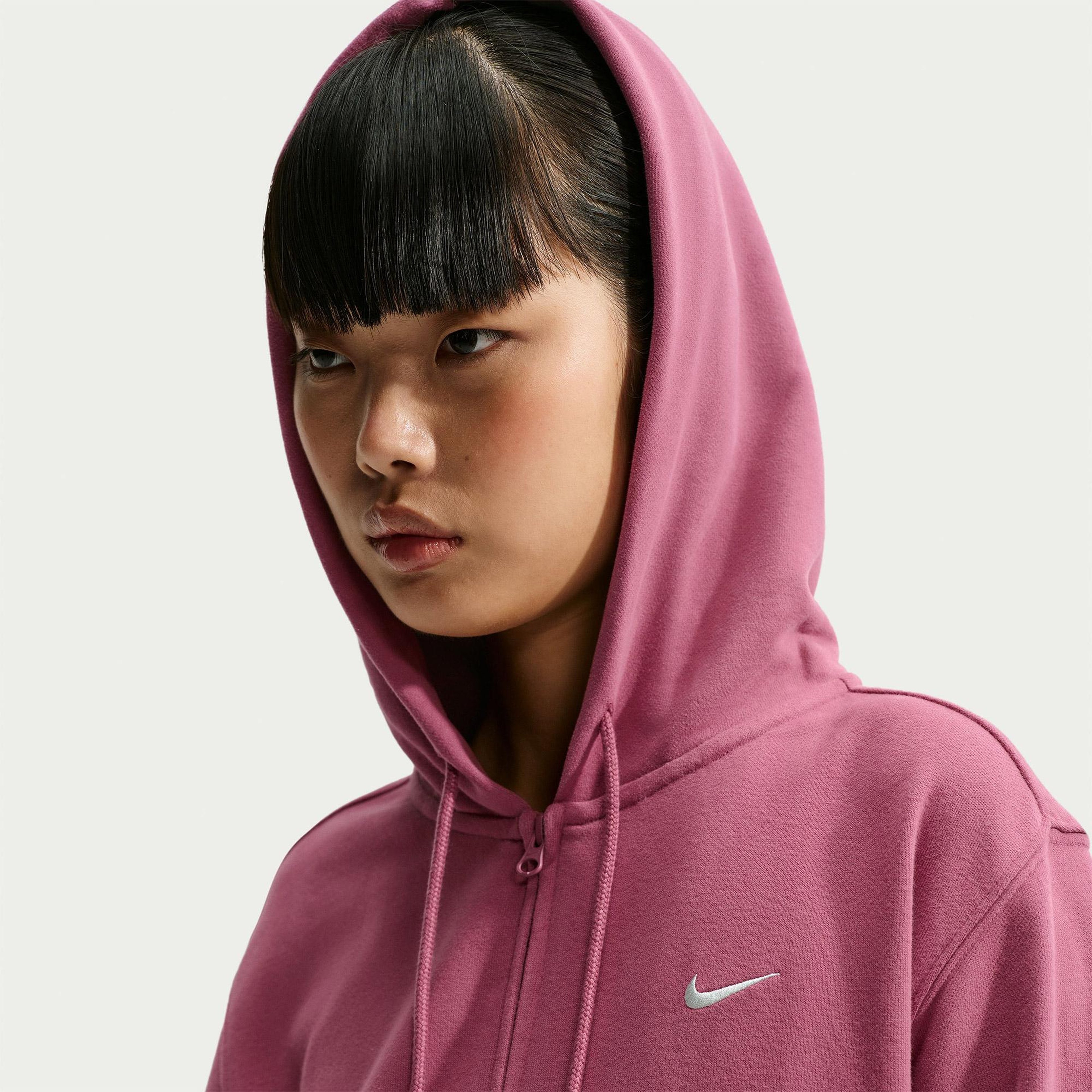 Nike Studio Fleece Kadın Pembe Eşofman Üstü