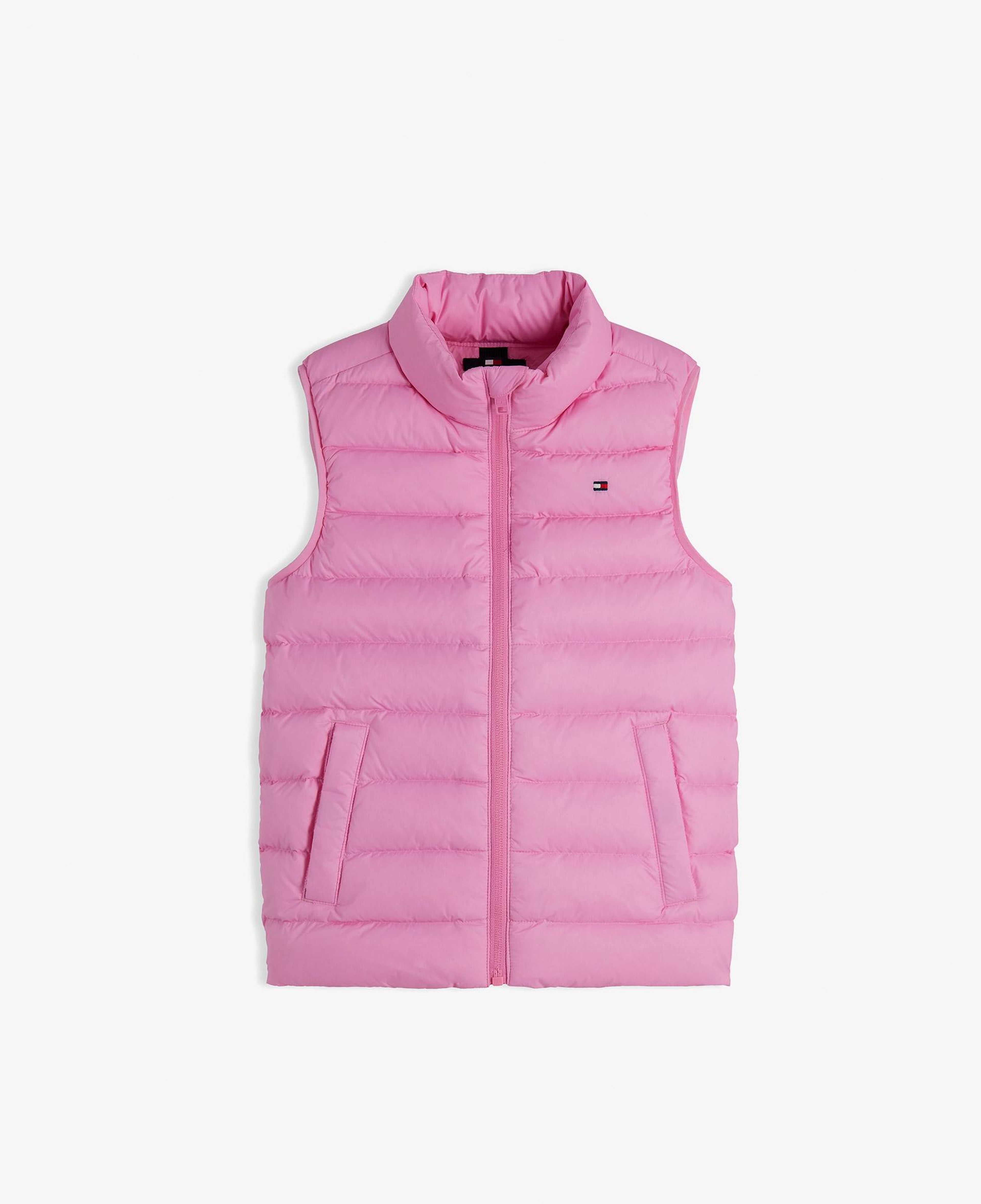 Tommy Hilfiger Essential Light Down Çocuk Pembe Yelek