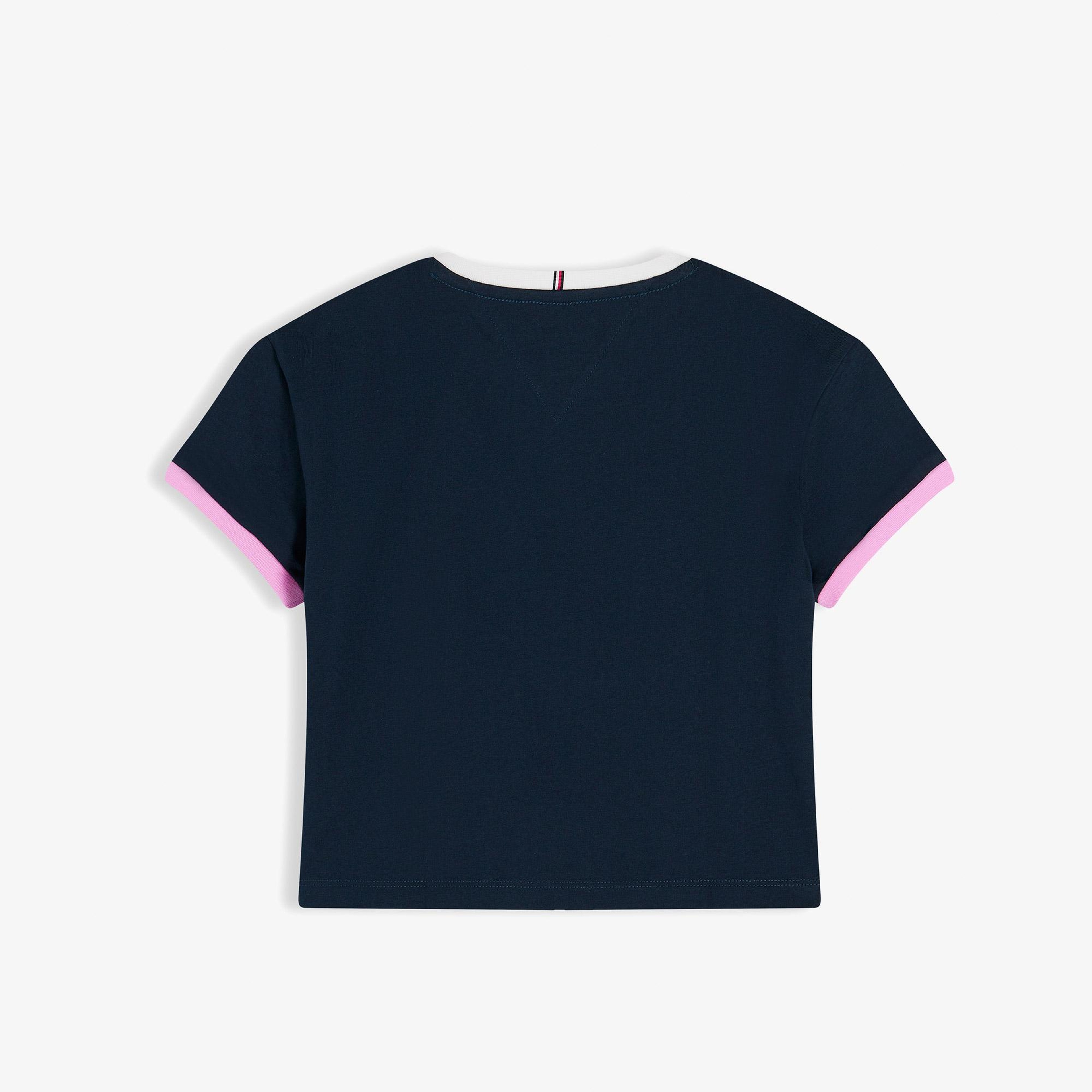 Tommy Hilfiger Crest Çocuk Mavi T-Shirt