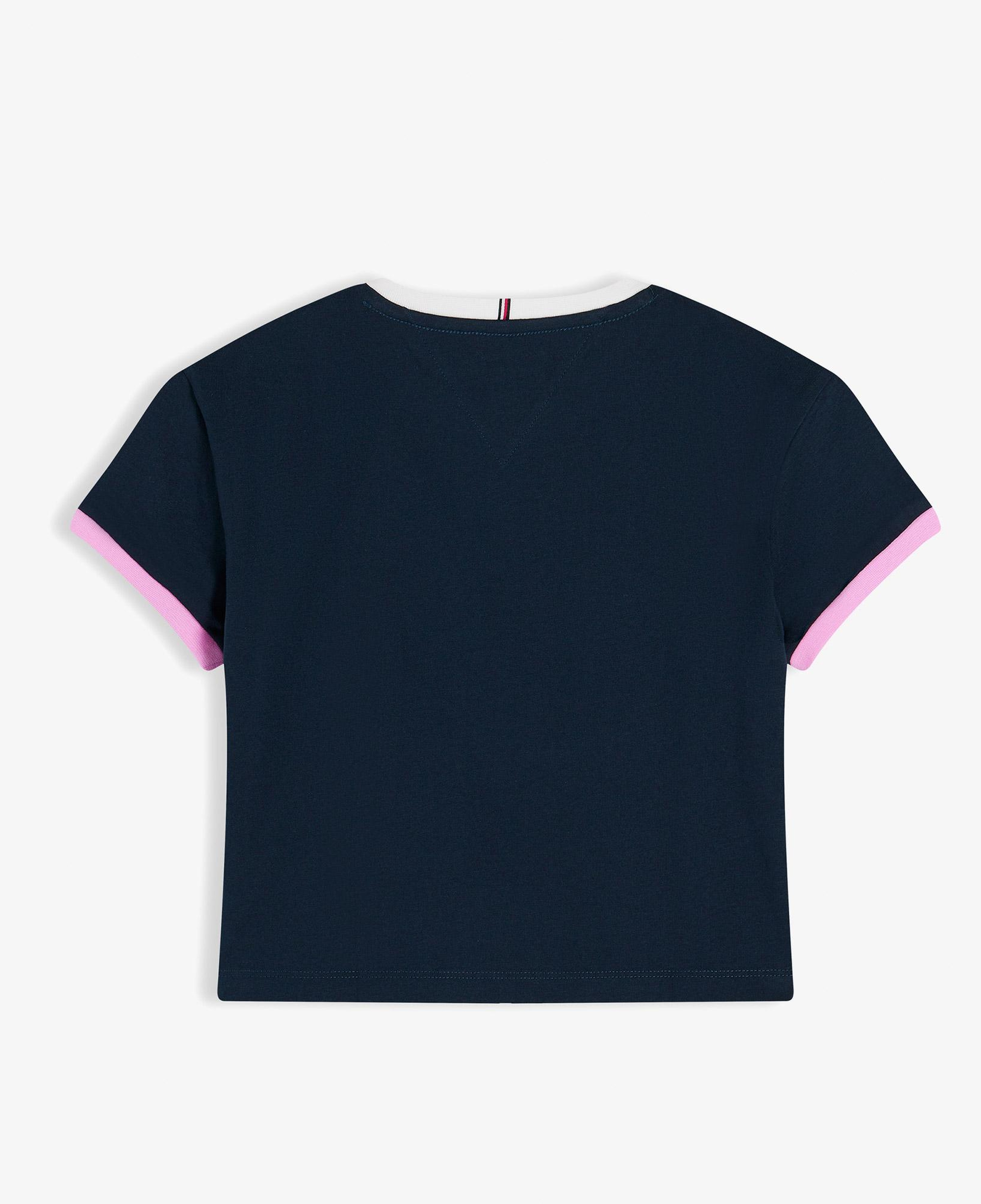 Tommy Hilfiger Crest Çocuk Mavi T-Shirt