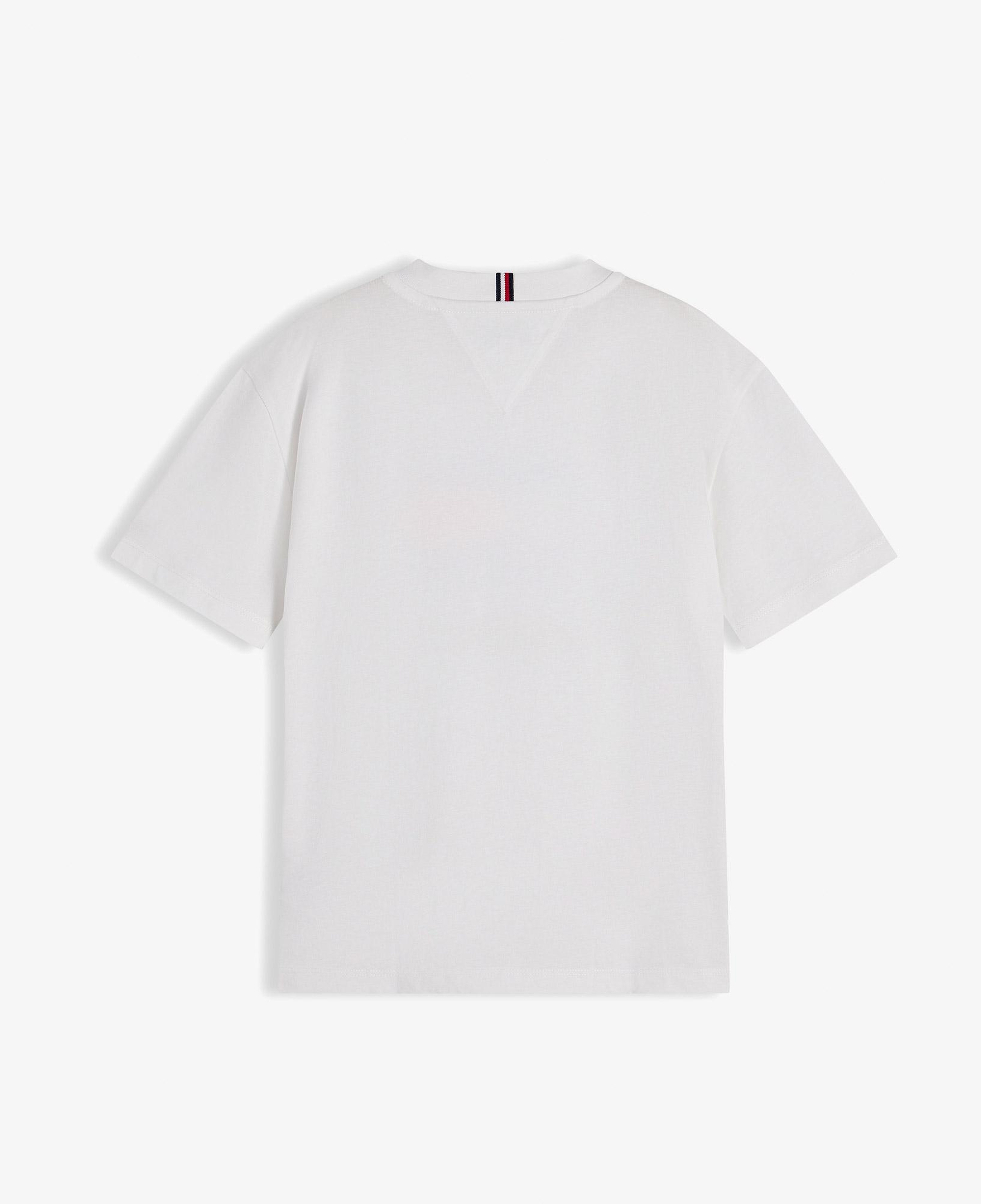 Tommy Hilfiger Flag Graffiti Çocuk Beyaz T-Shirt