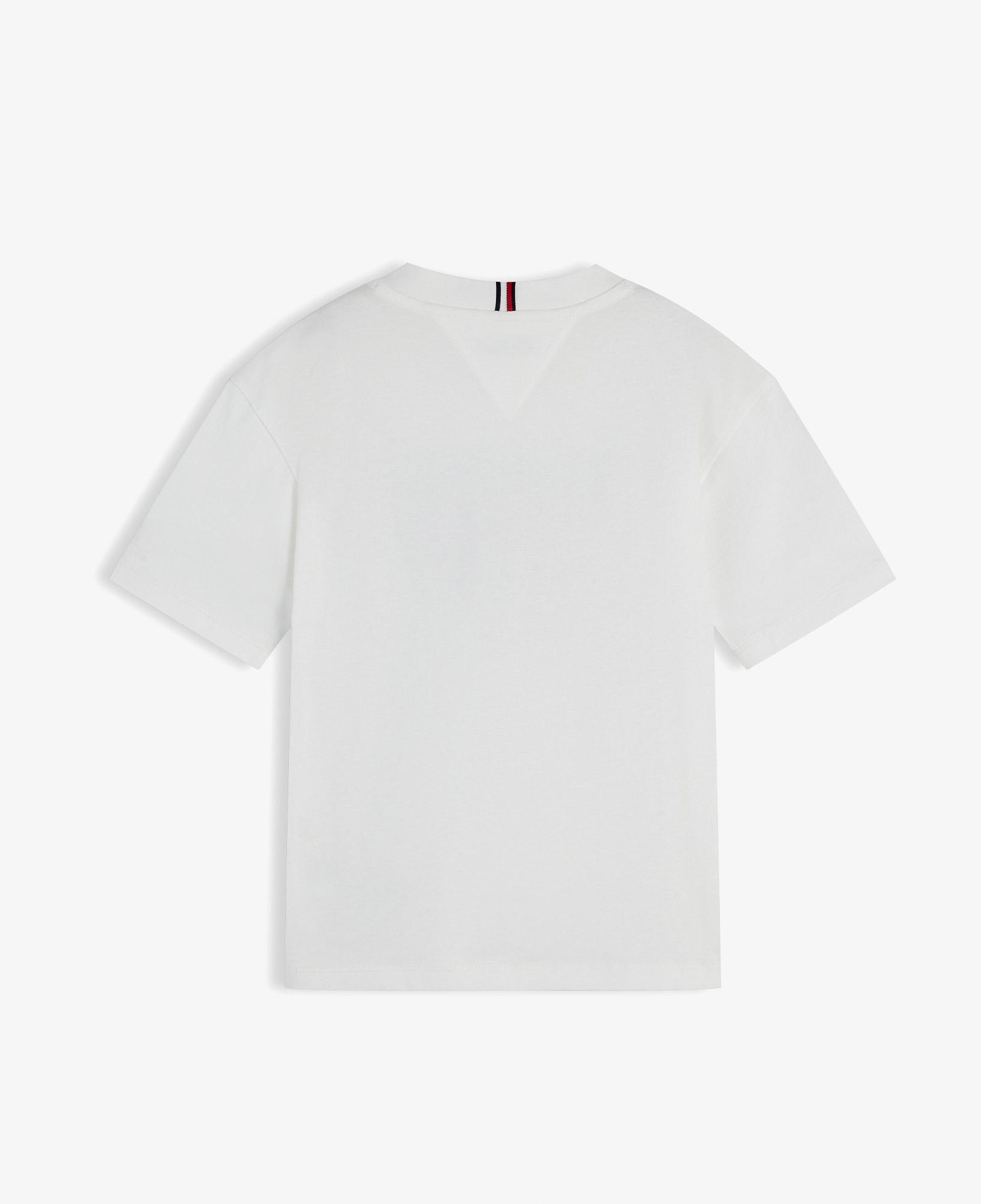 Tommy Hilfiger Seasonal Graphic Çocuk Beyaz T-Shirt
