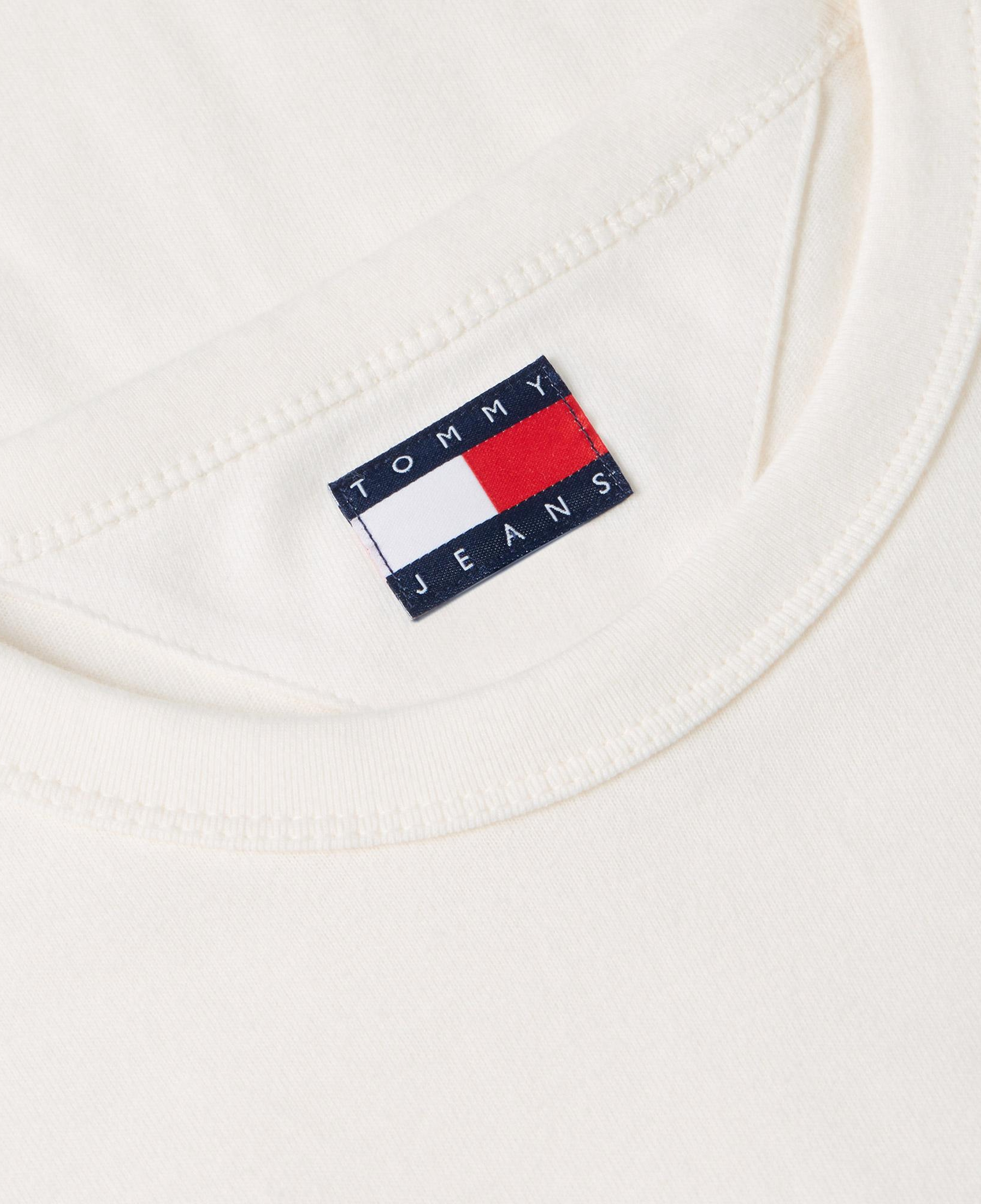 Tommy Hilfiger Tape Erkek Beyaz T-Shirt