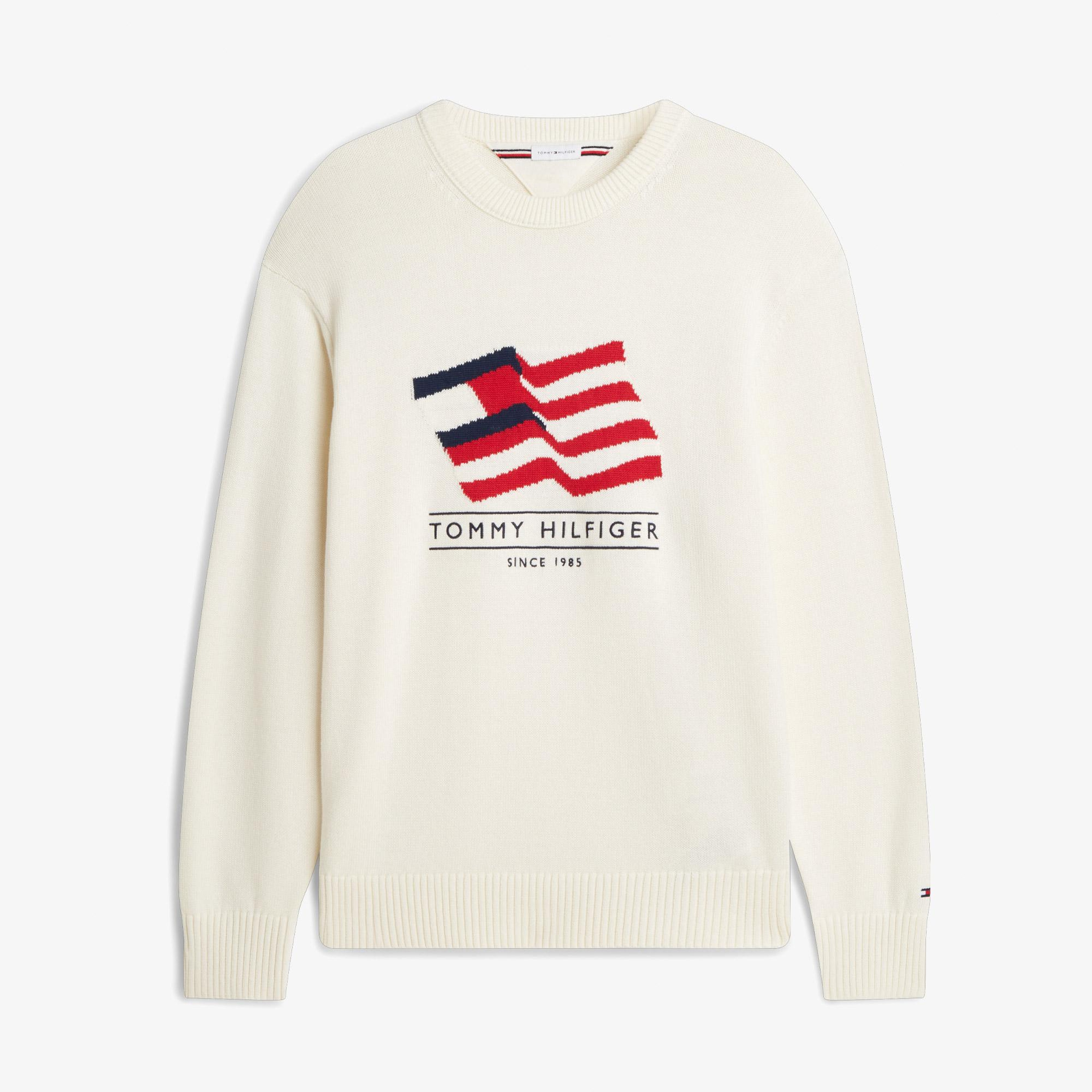 Tommy Hilfiger Erkek Sarı Triko