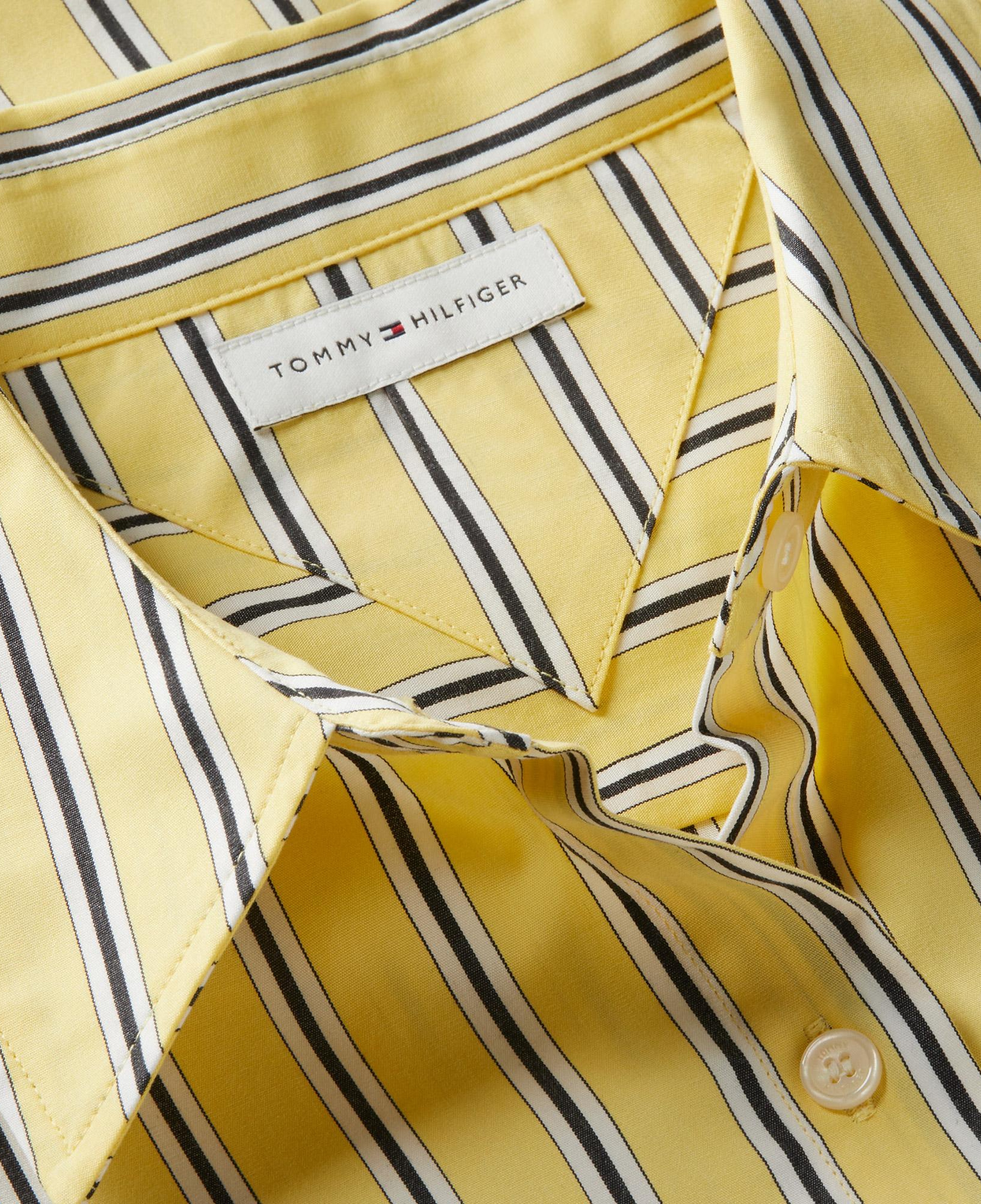 Tommy Hilfiger Poplin Regular Kadın Sarı Gömlek