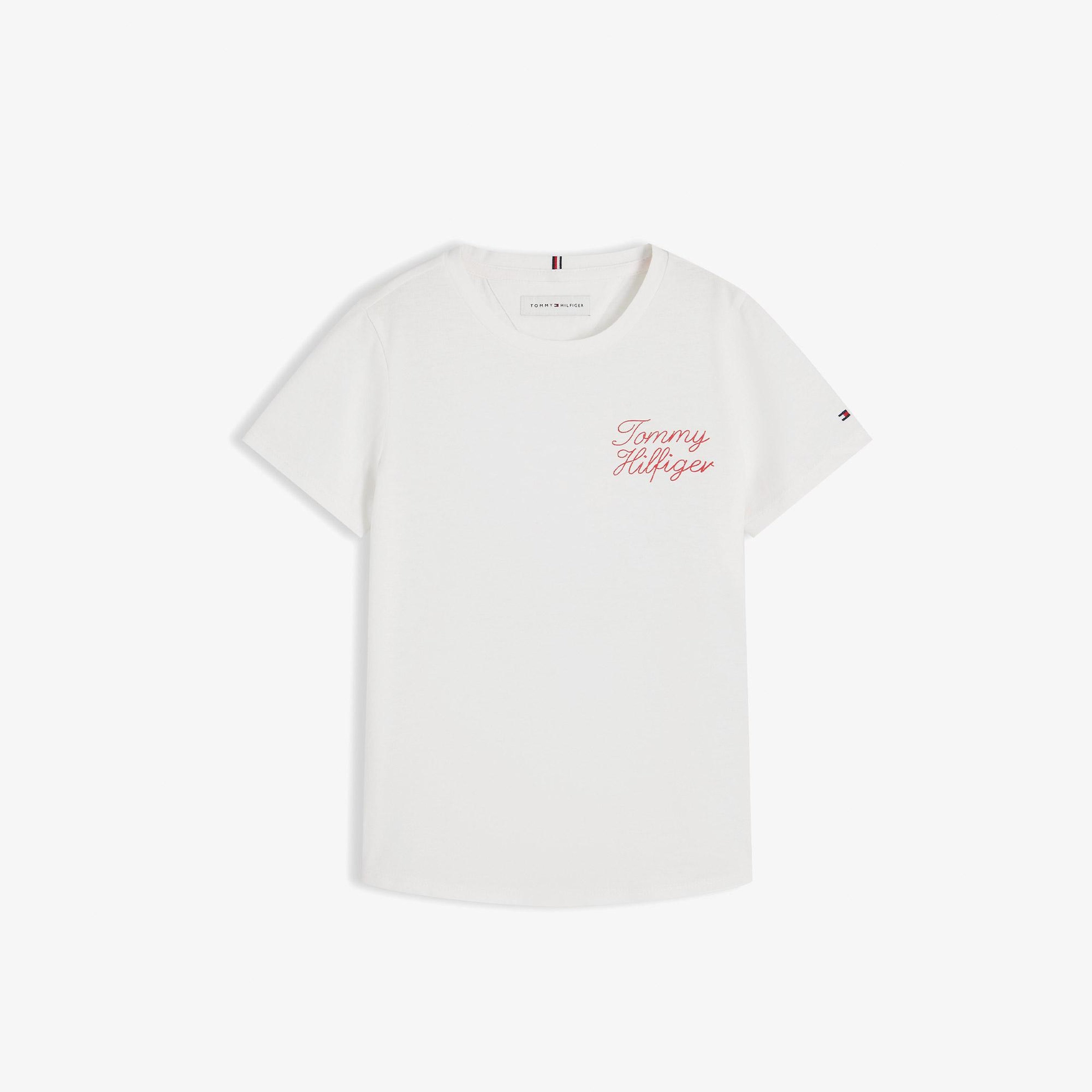 Tommy Hilfiger Çocuk Beyaz T-Shirt