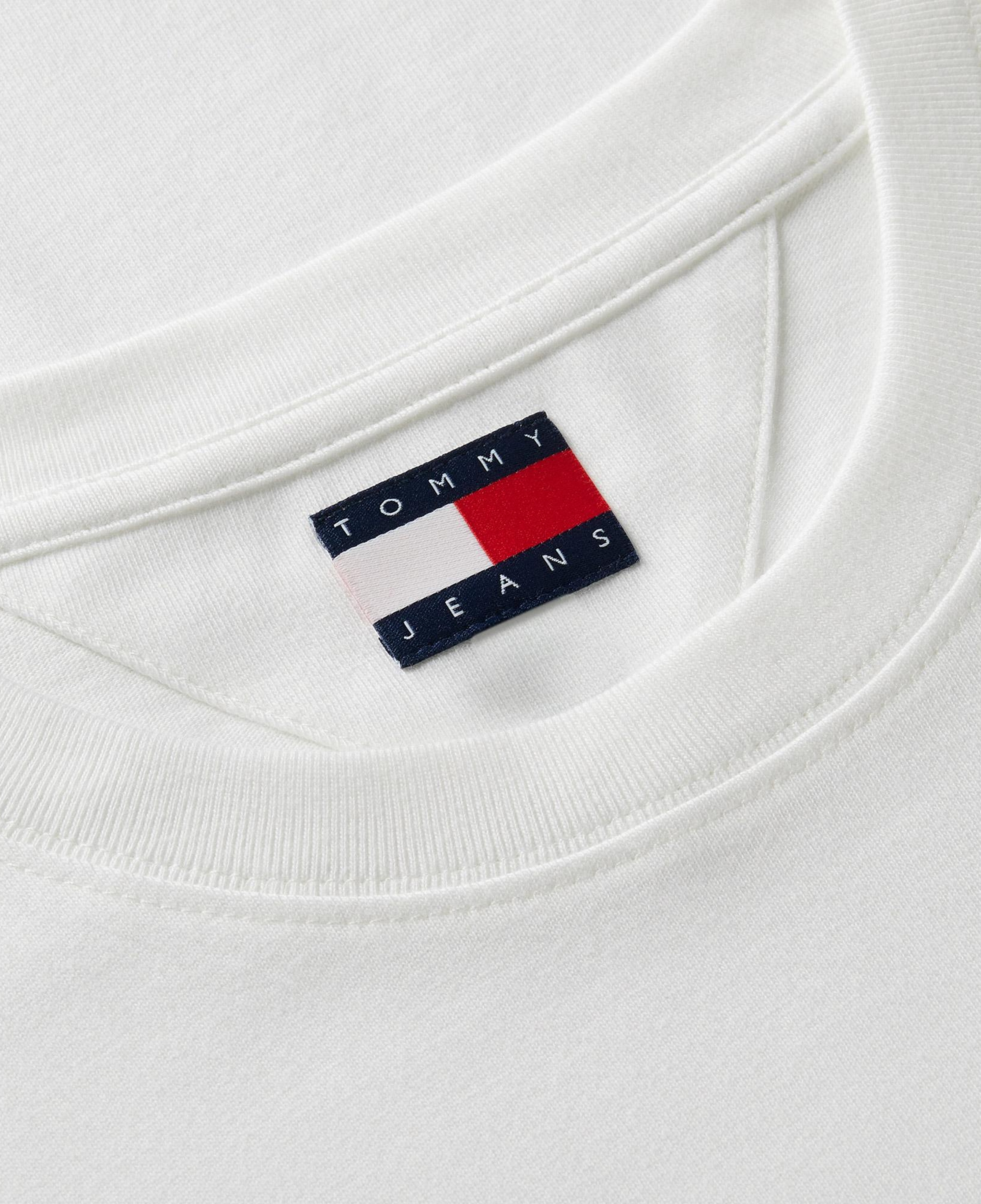 Tommy Hilfiger Big Flag Erkek Beyaz T-Shirt