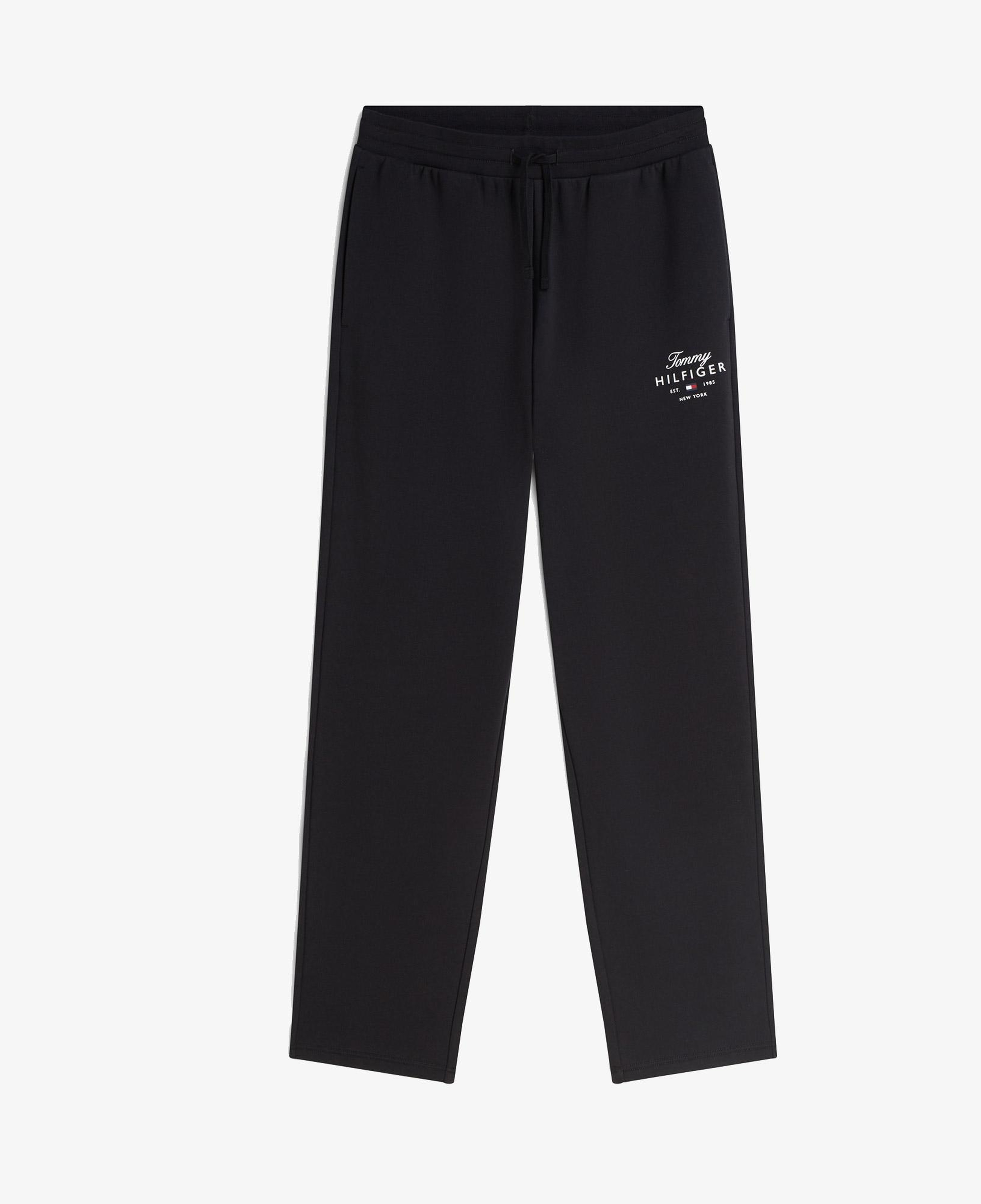 Tommy Hilfiger Script Stack Erkek Siyah Eşofman Altı