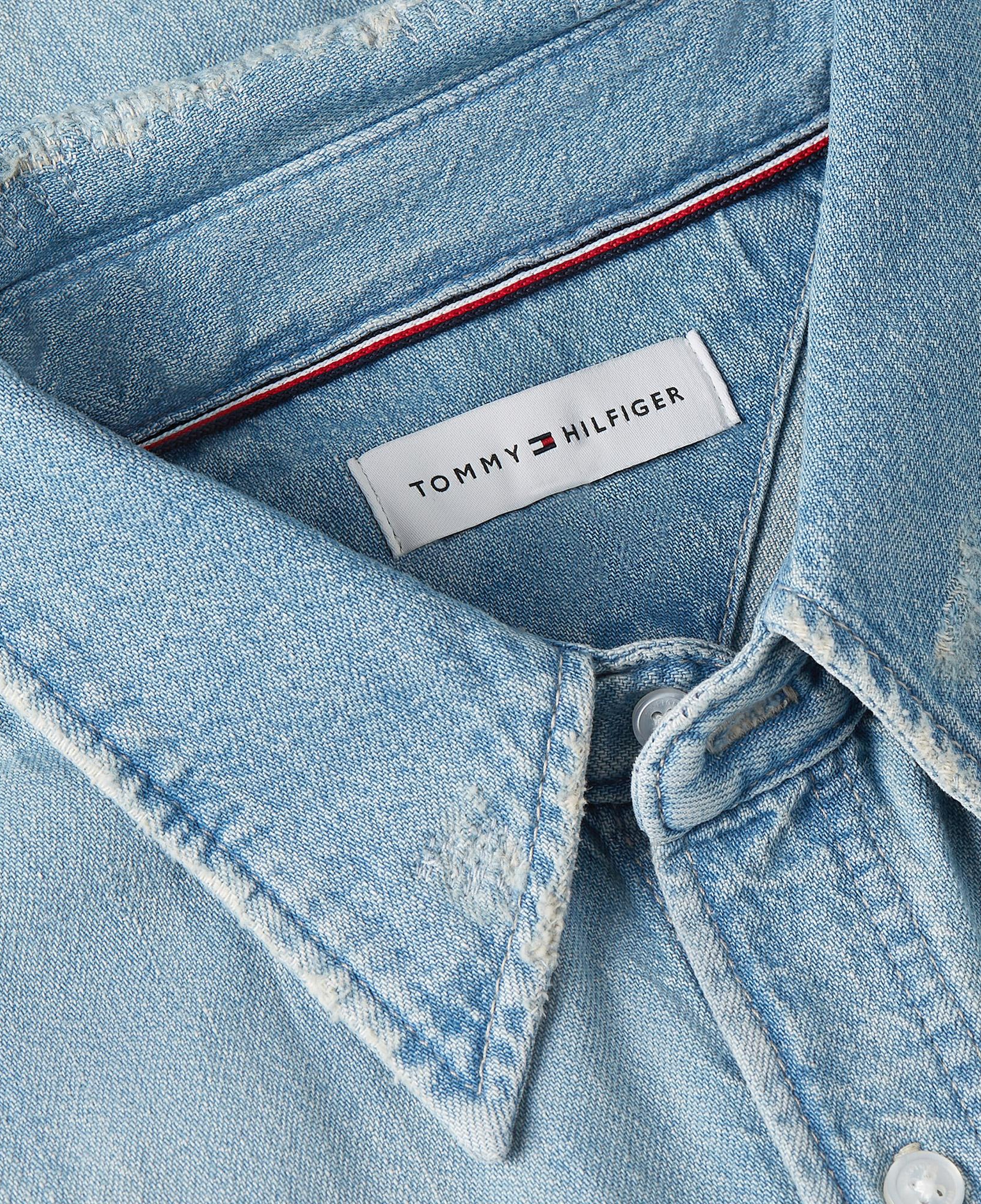 Tommy Hilfiger Relaxed Dune Indigo Erkek Mavi Gömlek