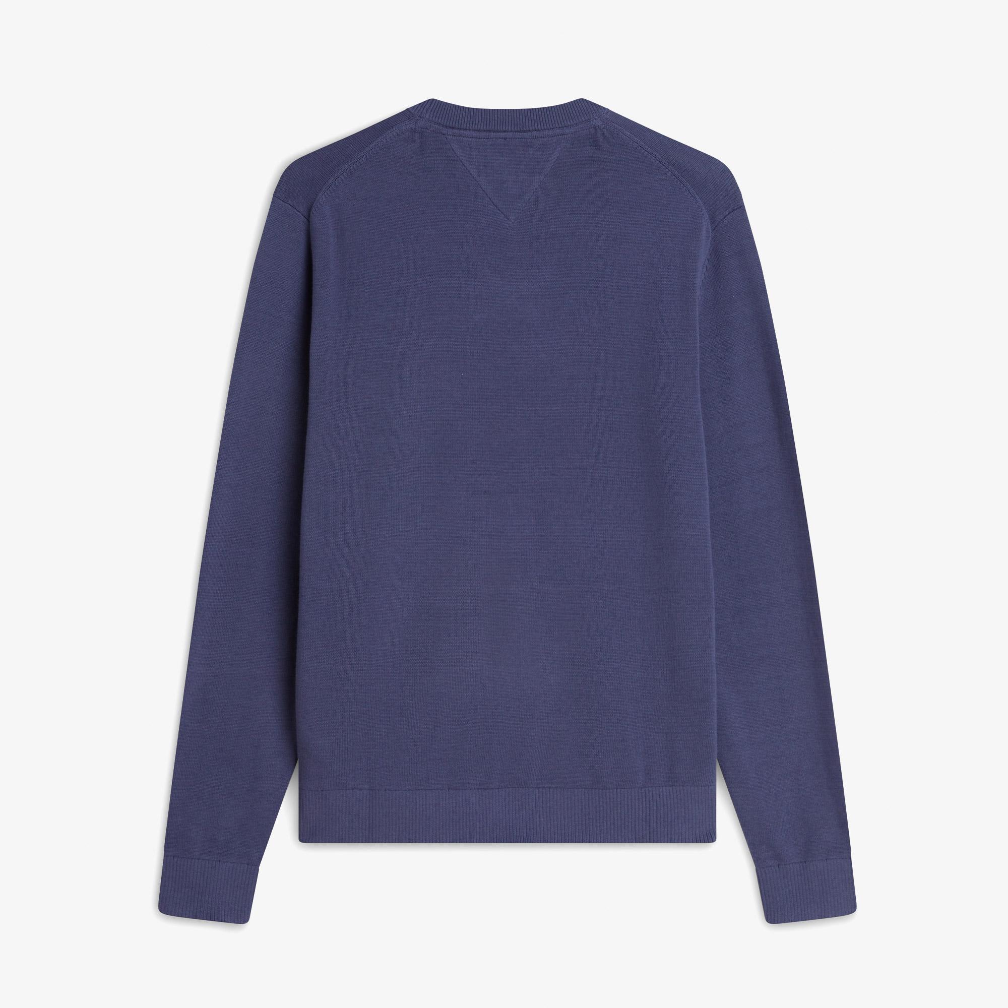 Tommy Hilfiger Slim Essential Light Erkek Mavi Triko
