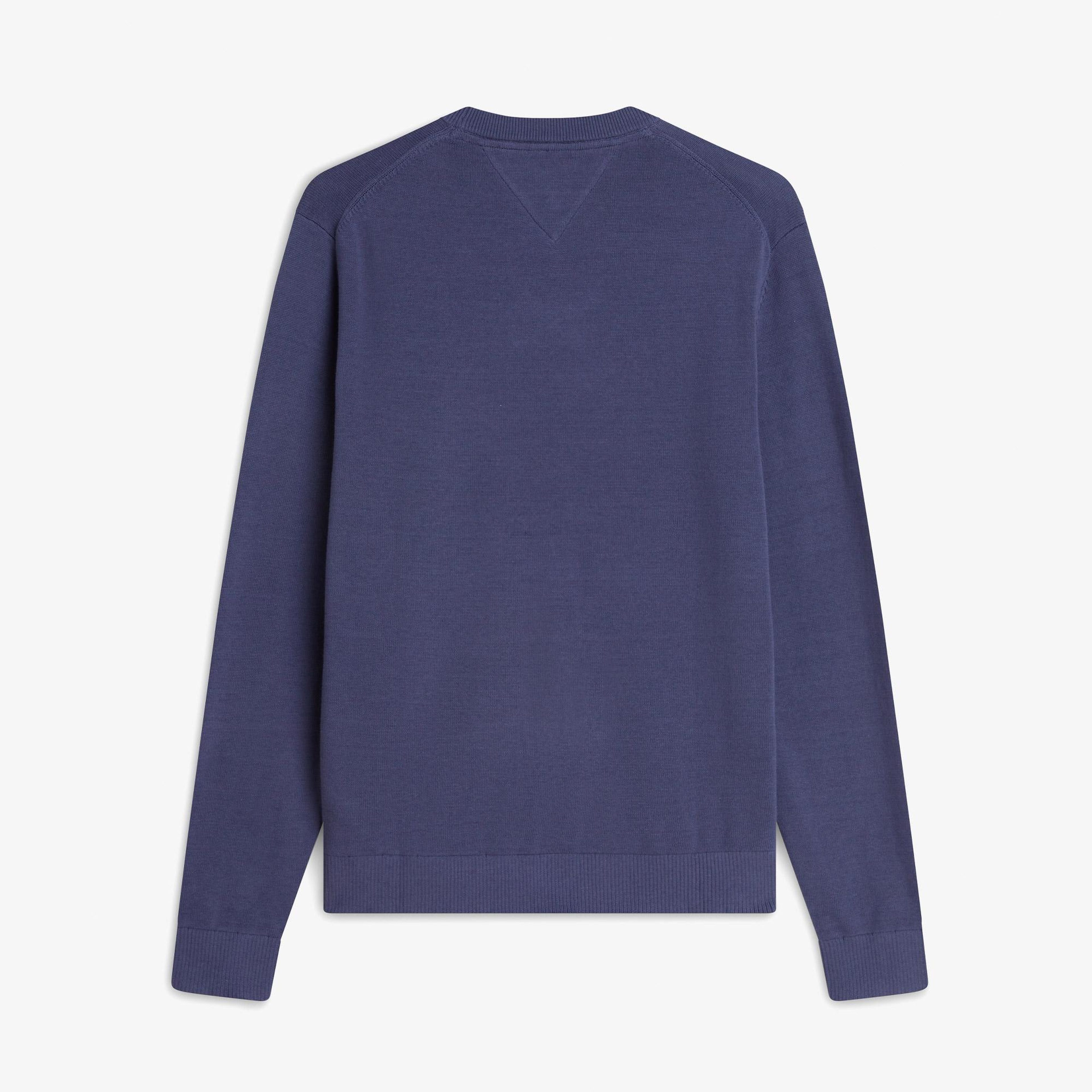 Tommy Hilfiger Slim Essential Light Erkek Mavi Triko