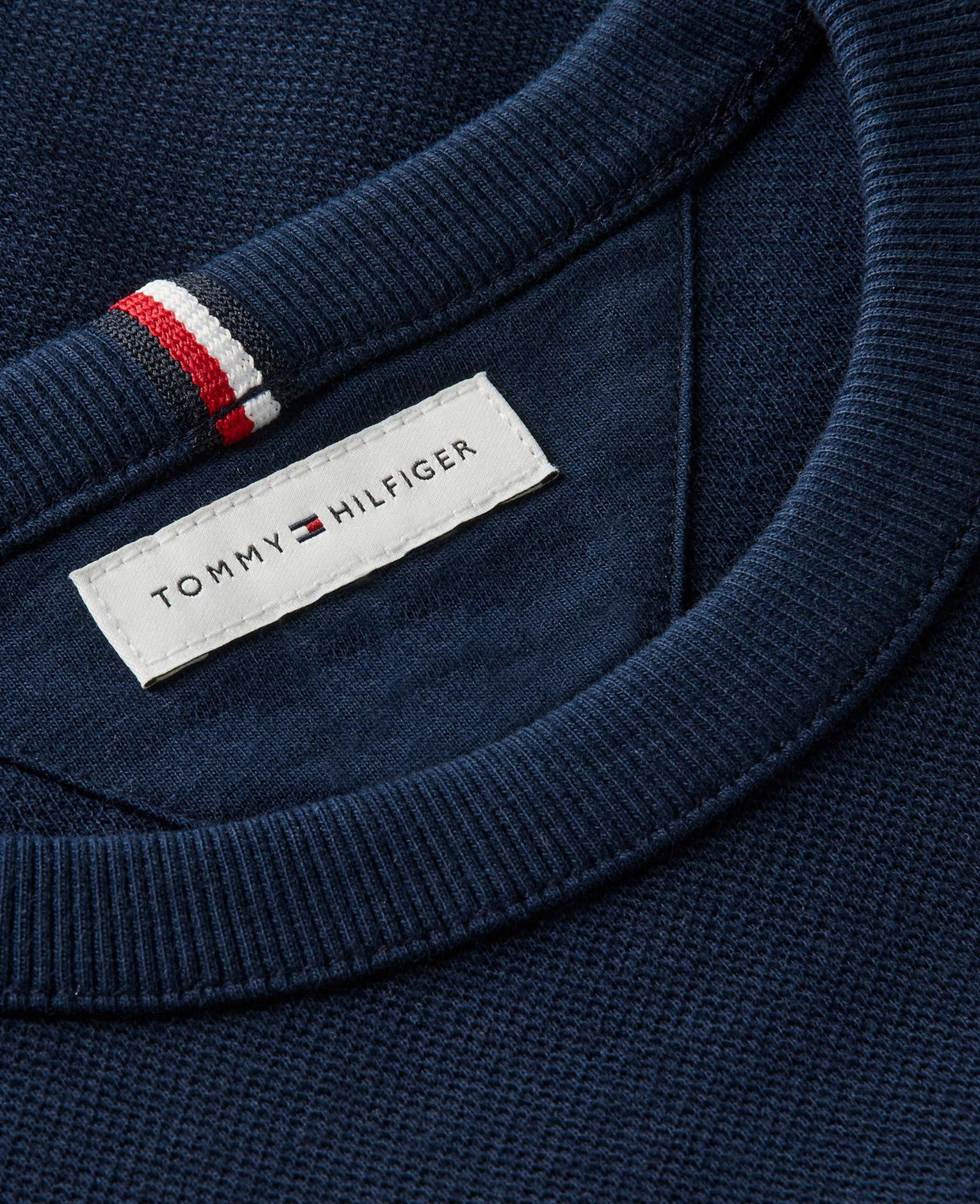 Tommy Hilfiger Embroidery Graphic Çocuk Mavi Sweatshirt