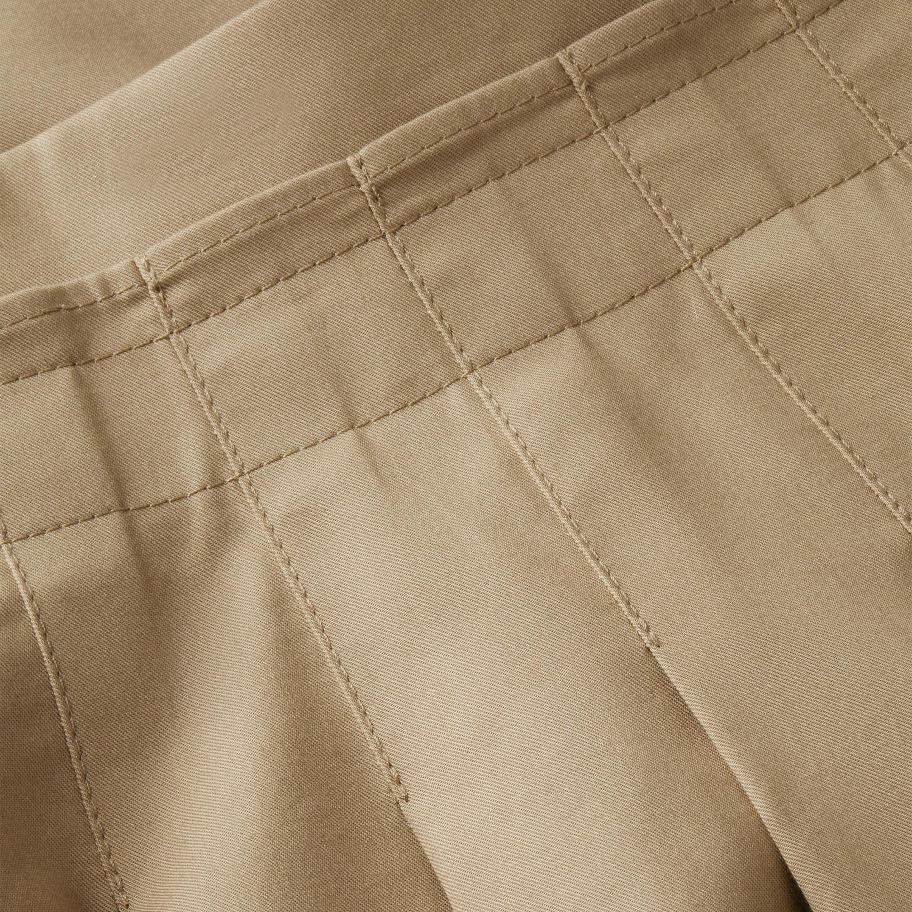 Tommy Hilfiger Chino Midi Flare Kadın Bej Etek