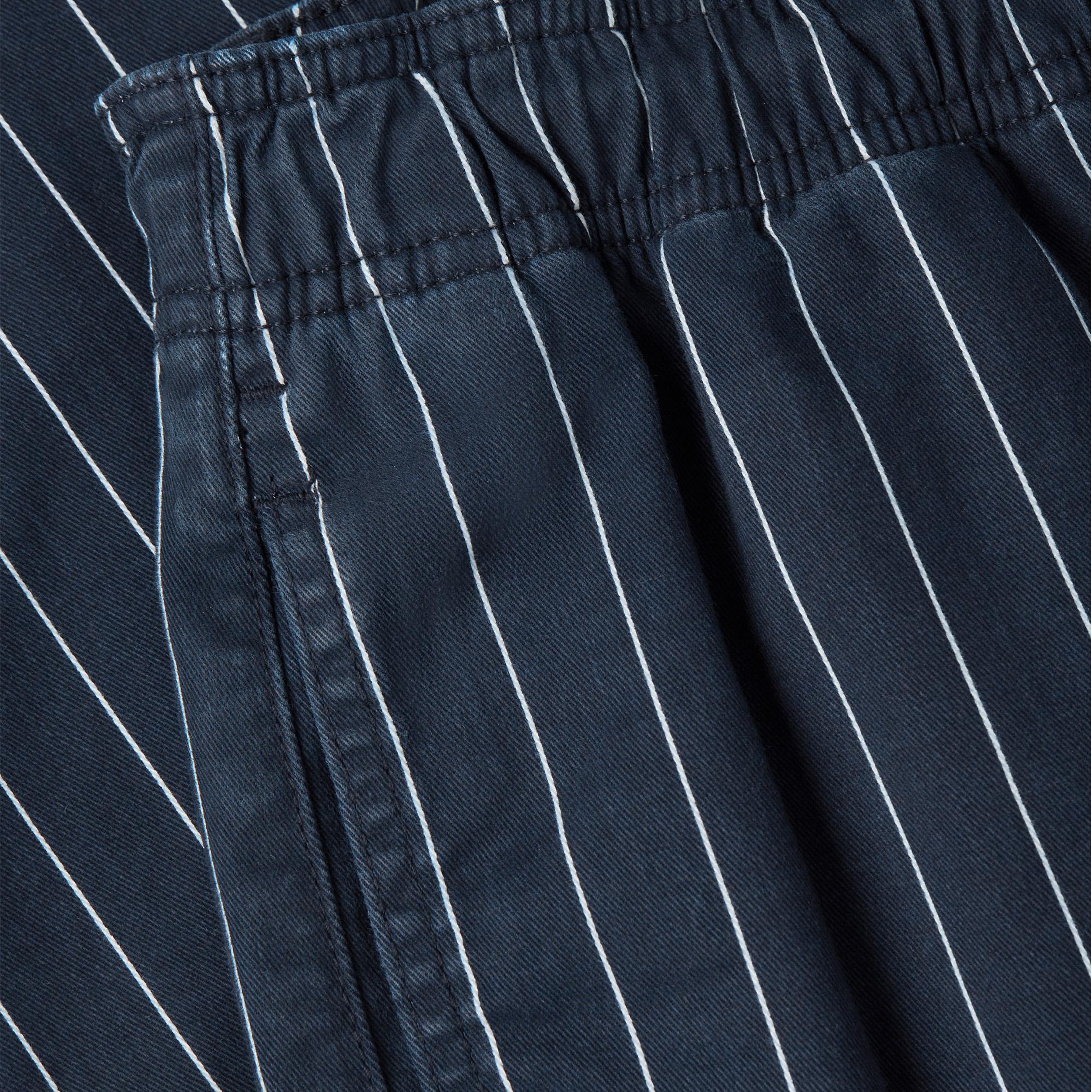 Tommy Hilfiger Jaimie Stripe Erkek Mavi Pantolon