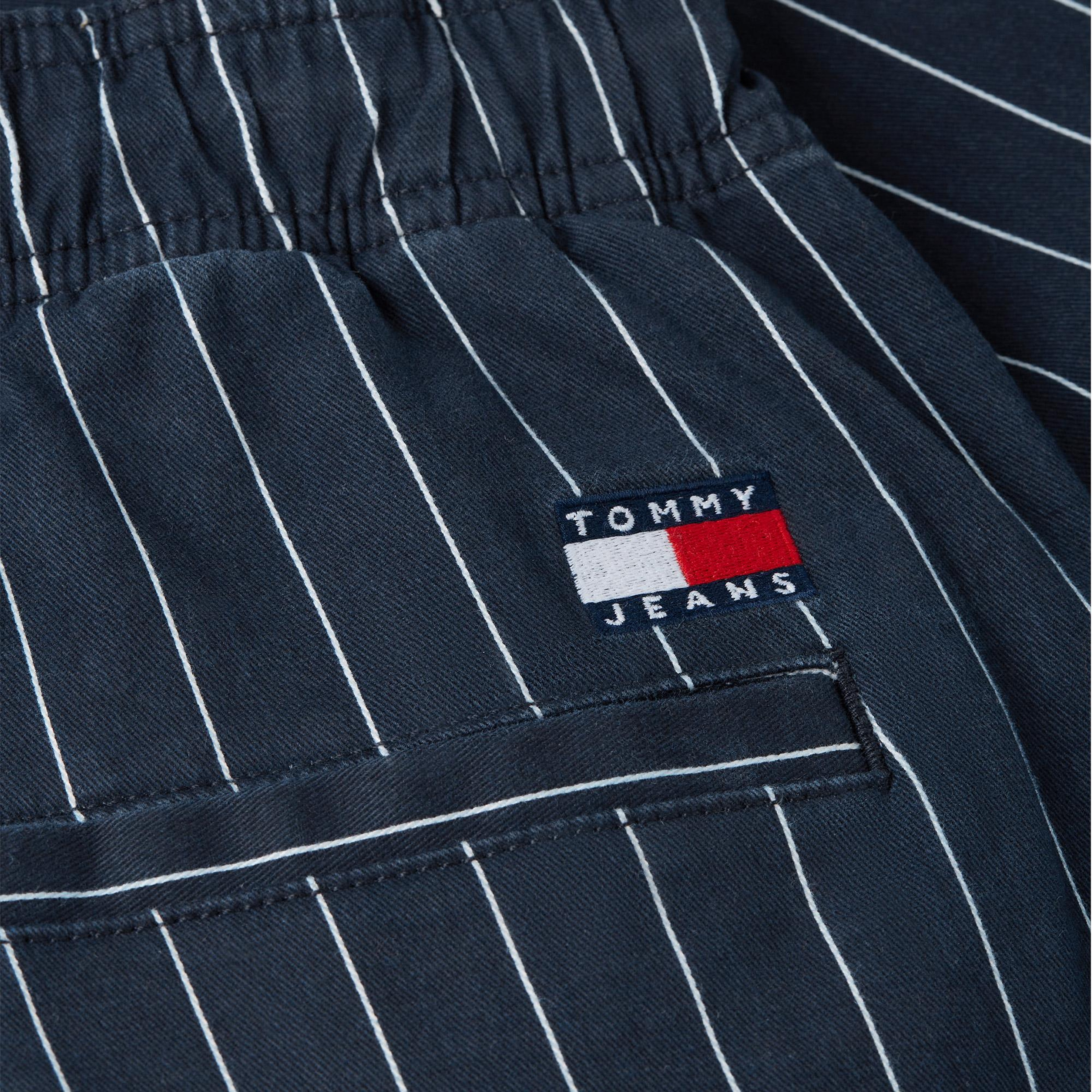Tommy Hilfiger Jaimie Stripe Erkek Mavi Pantolon