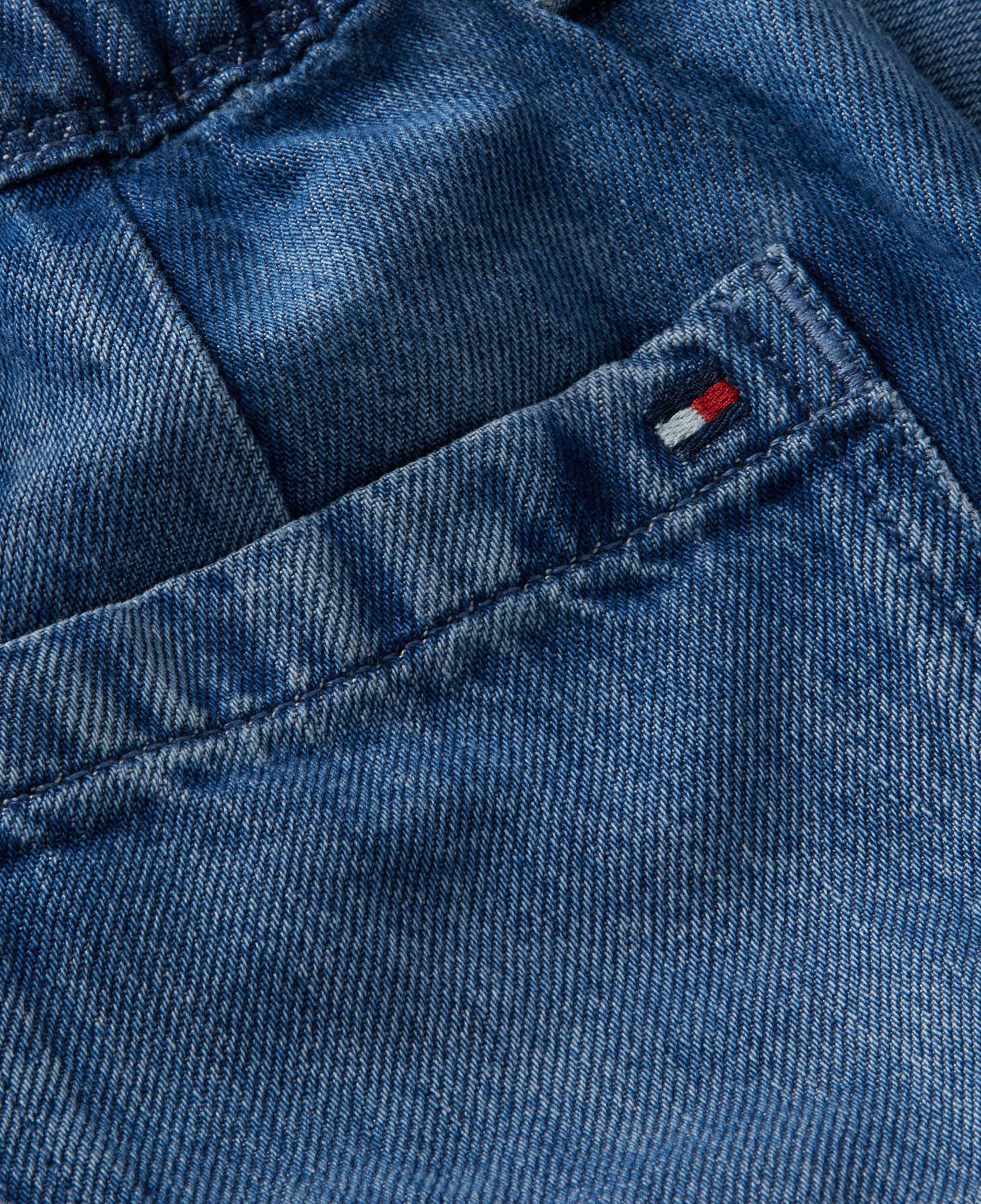 Tommy Hilfiger Baggy Sailor Mid Wash Çocuk Mavi Jean