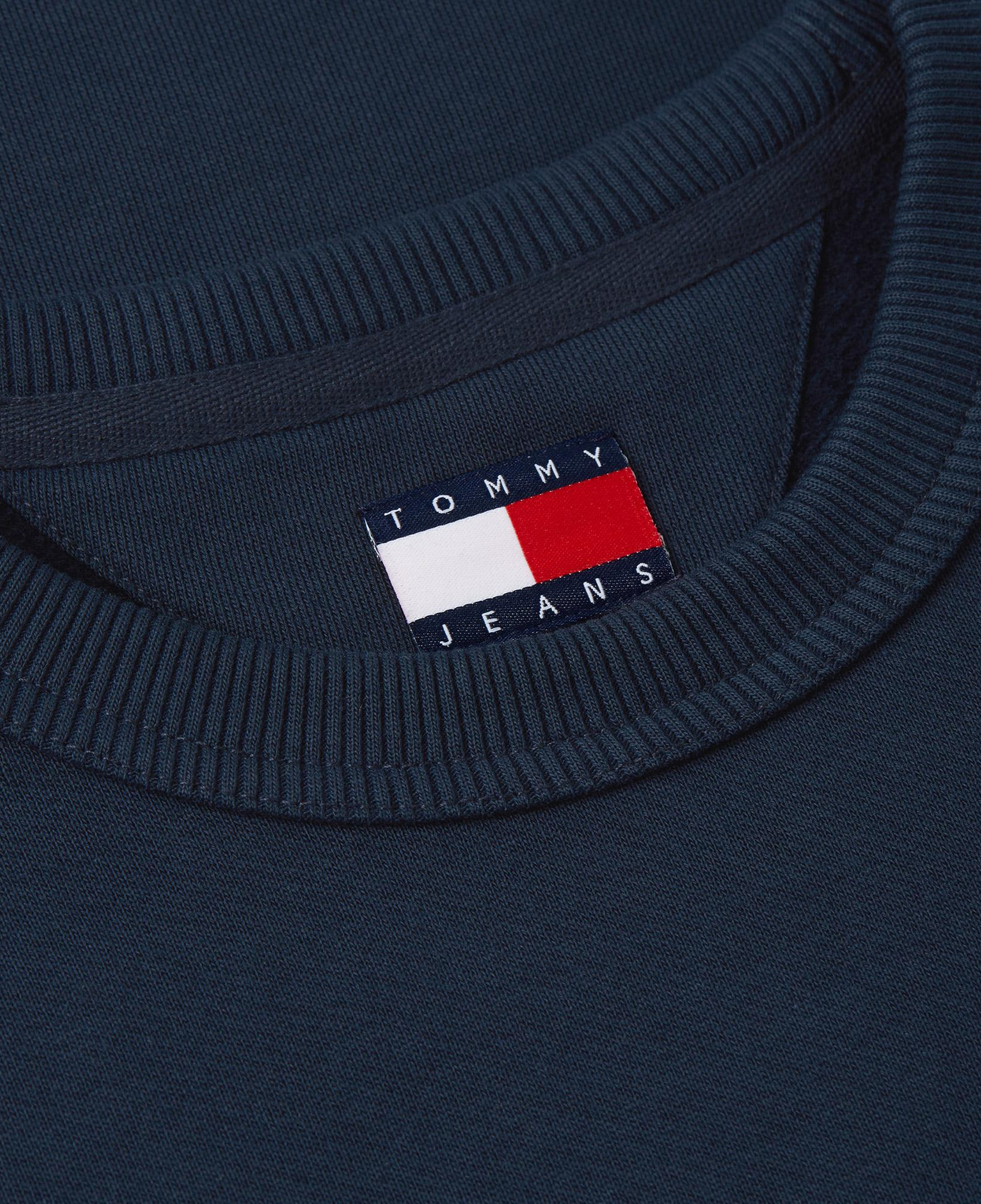 Tommy Hilfiger Badge Crew Erkek Mavi Sweatshirt