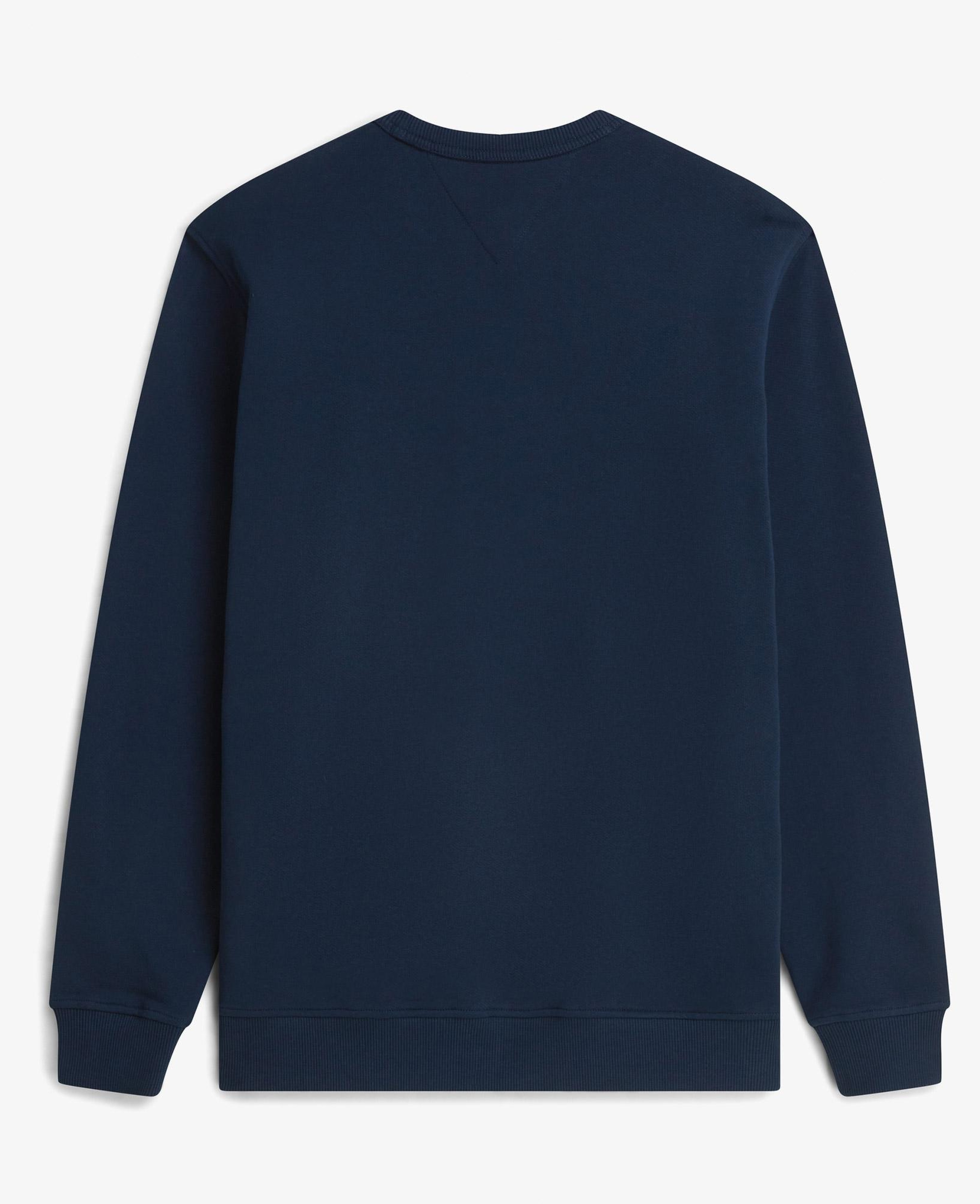 Tommy Hilfiger Badge Crew Erkek Mavi Sweatshirt
