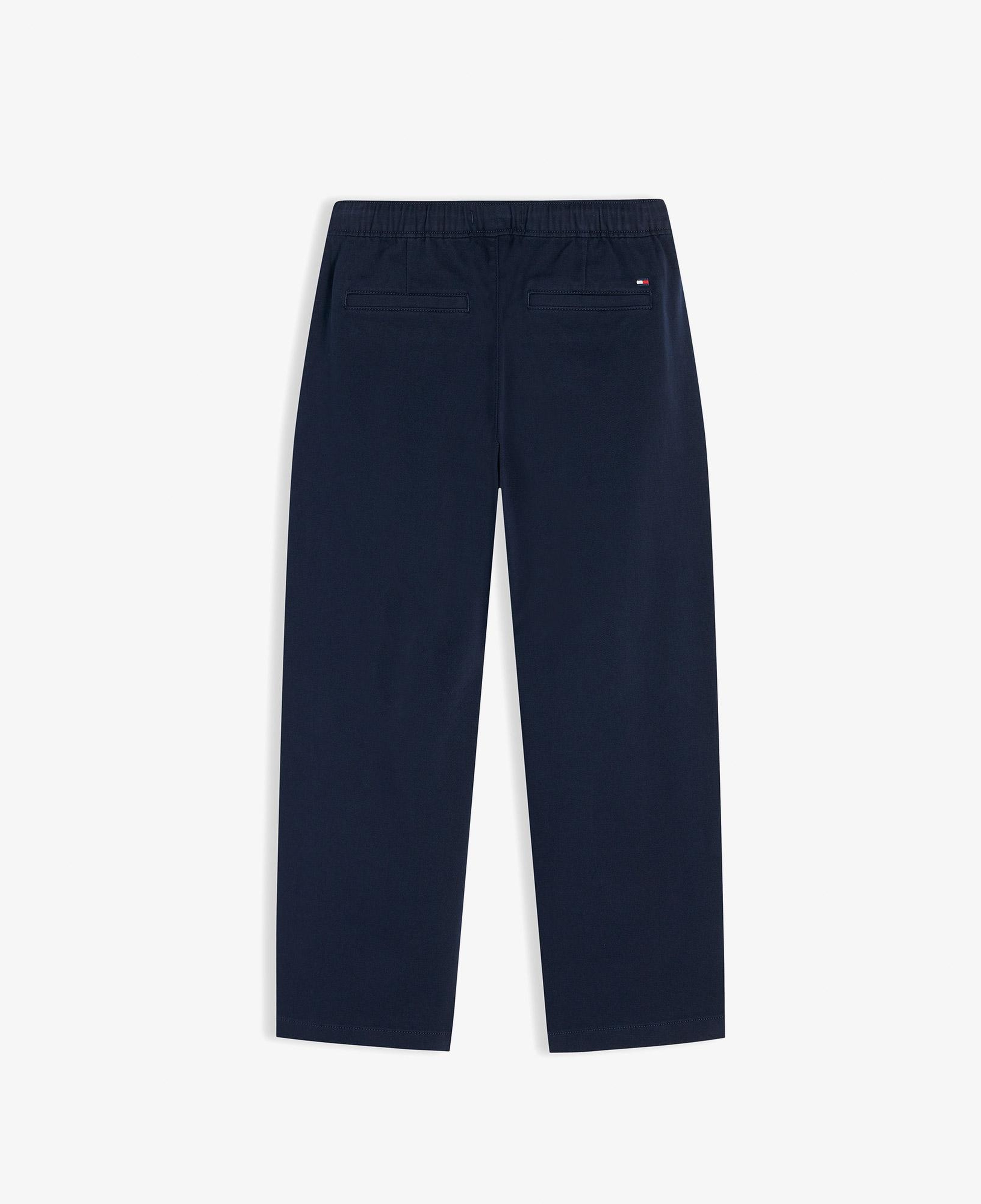 Tommy Hilfiger Baggy Pull On Soft Twill Çocuk Mavi Pantolon